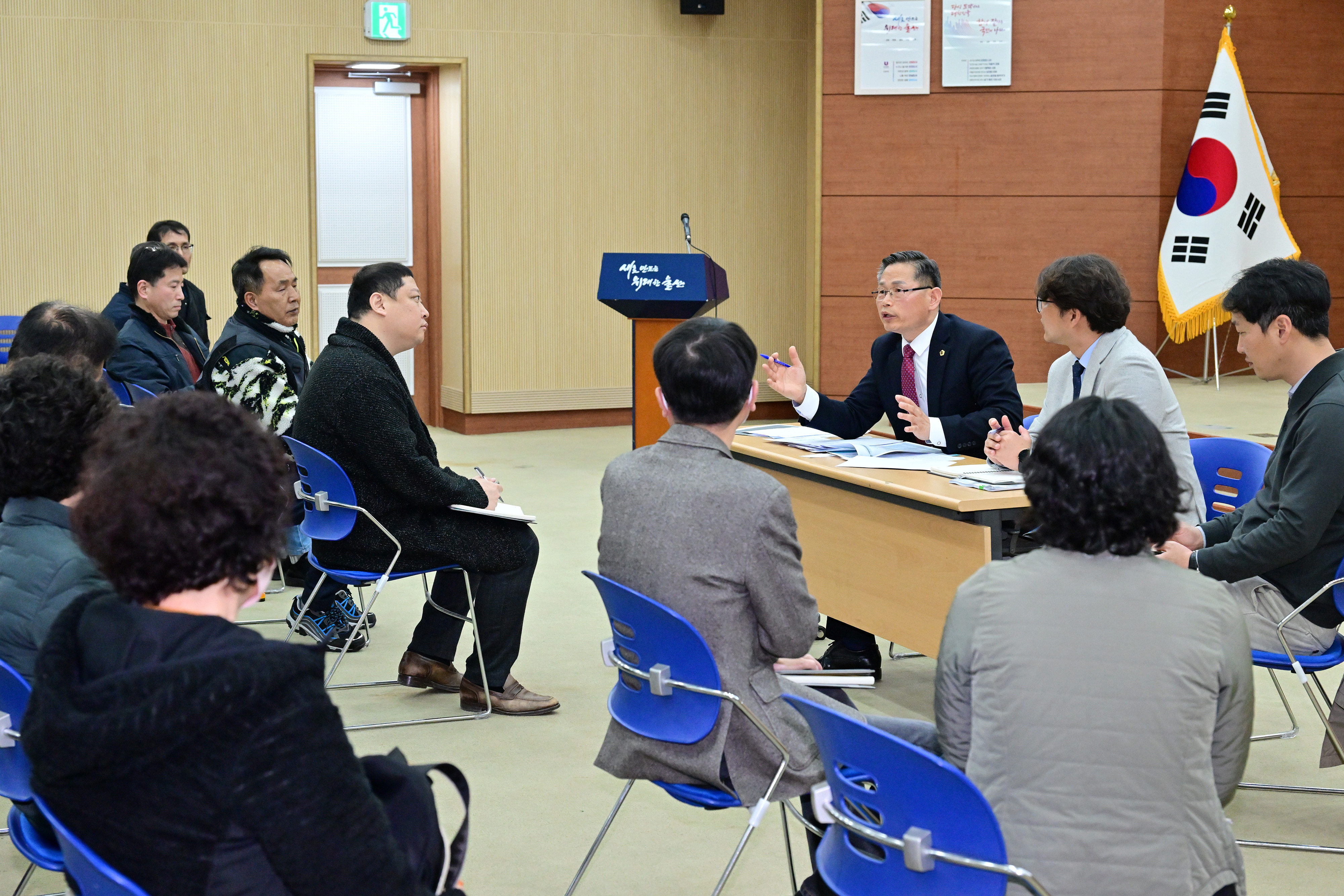 문석주 산업건설위원장, 북구 신천동 지역주택조합 관련 민원청취 및 방안논의2