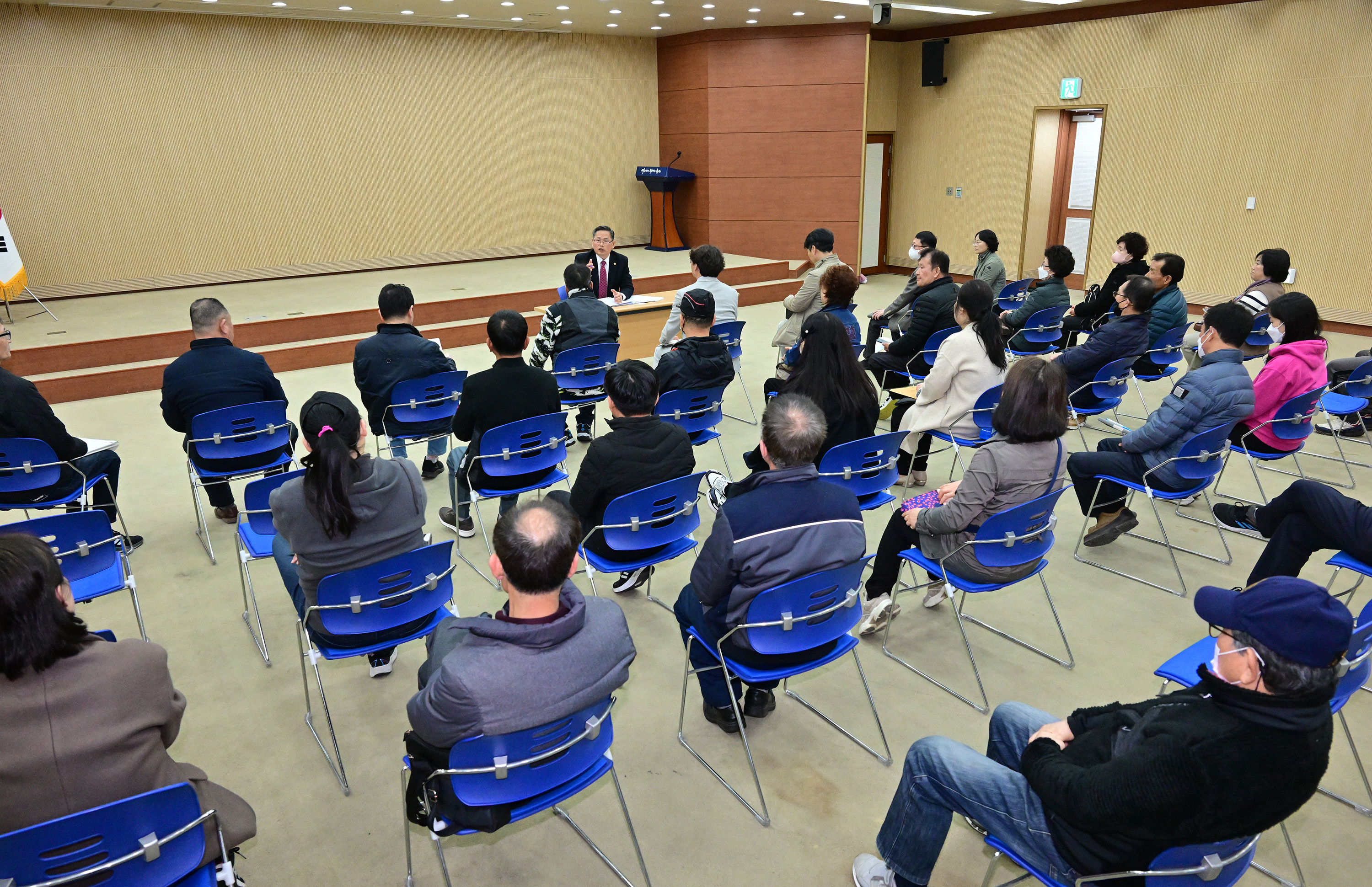 문석주 산업건설위원장, 북구 신천동 지역주택조합 관련 민원청취 및 방안논의10