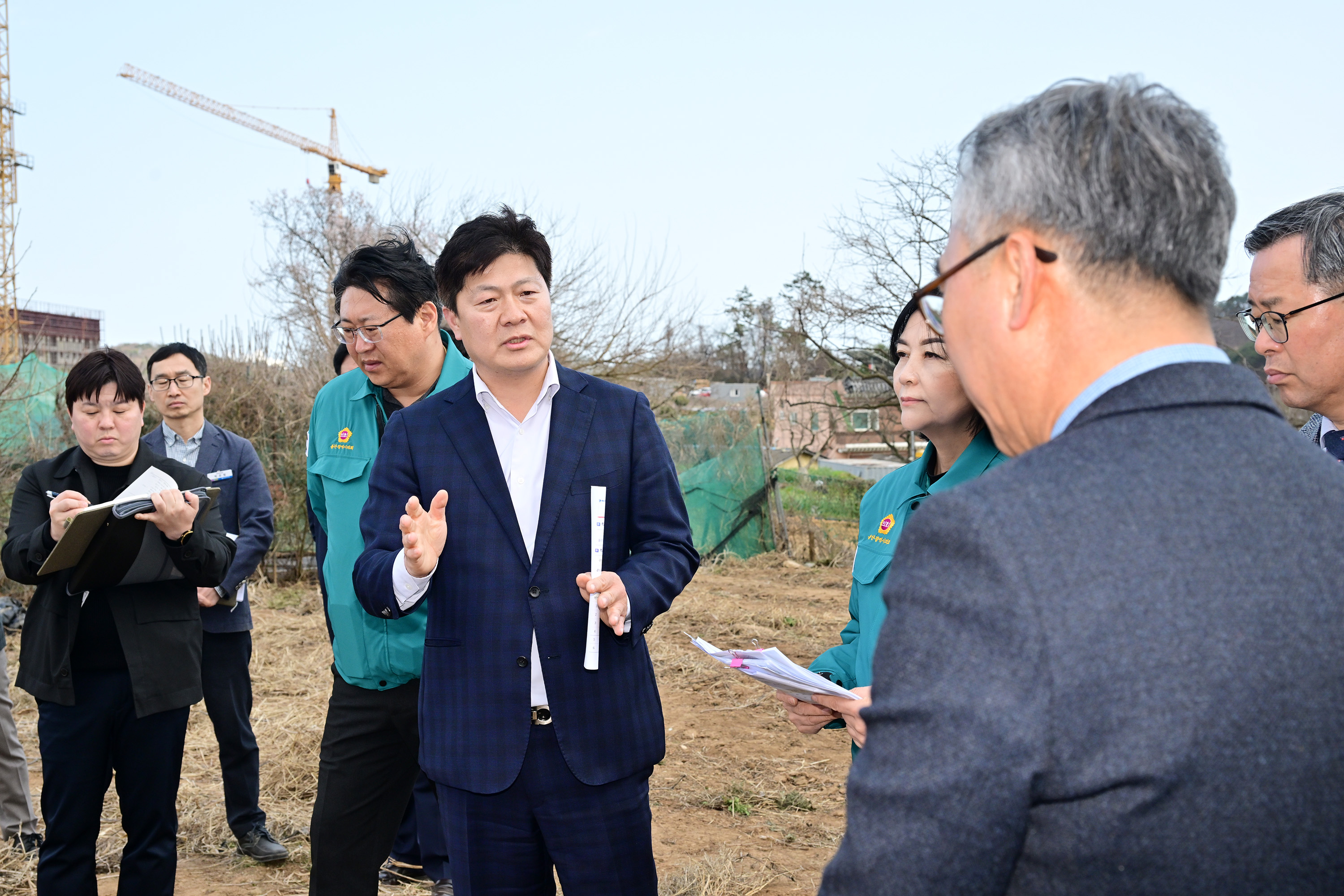 공진혁·천미경·권순용 의원, 온양읍 발리 학교시설 결정해제 관련 현장방문4