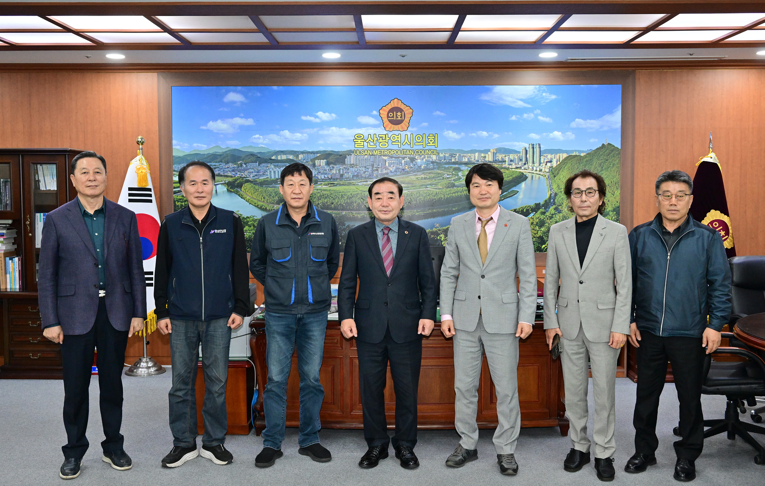 김기환 의장, 울산 택시 업계 관계자와 현안 협의2