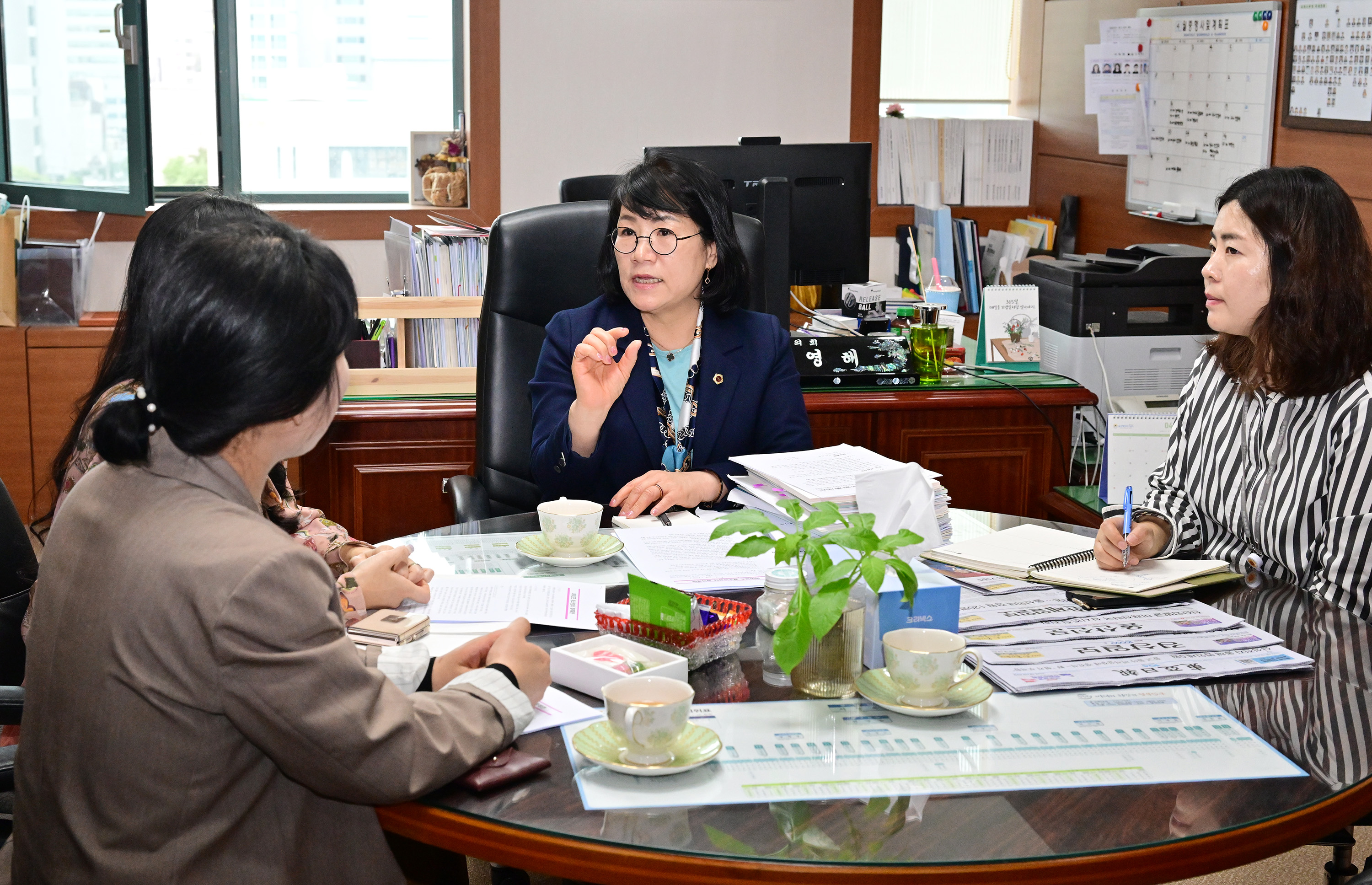 이영해 환경복지의원장, 청소년쉼터 종사자 처우개선 지원을 위한 의견청취 간담회2