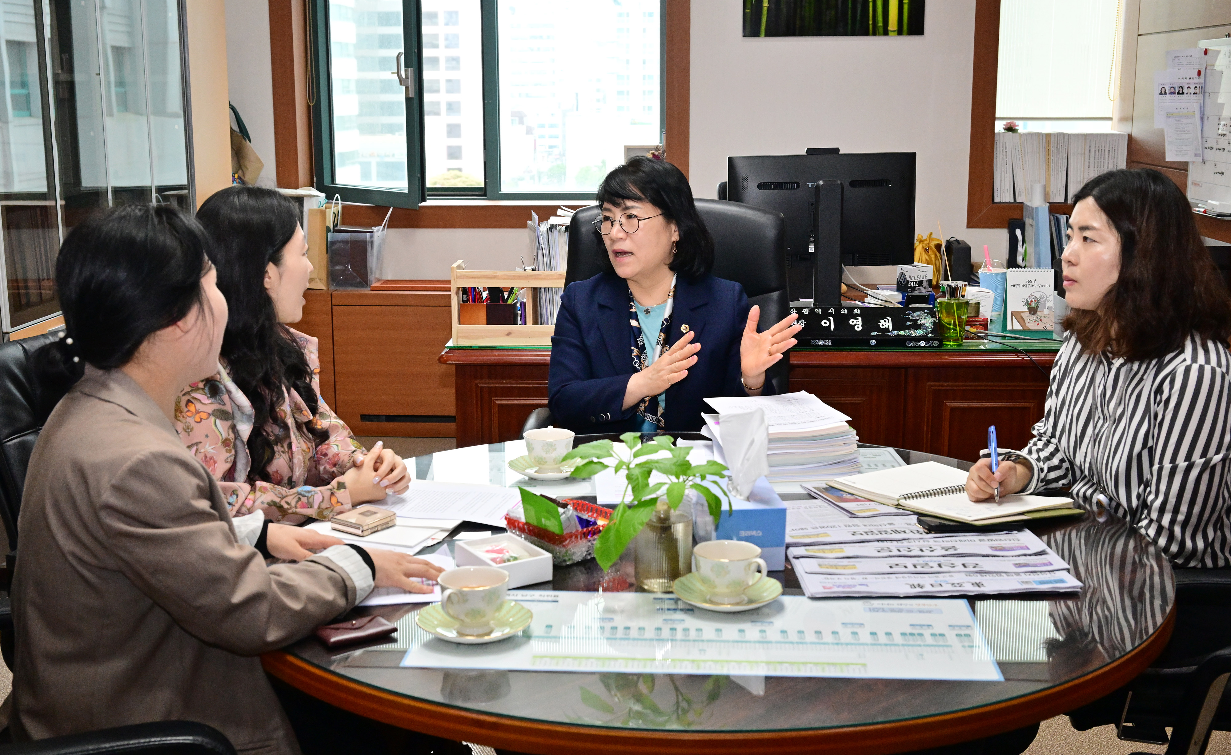 이영해 환경복지의원장, 청소년쉼터 종사자 처우개선 지원을 위한 의견청취 간담회3