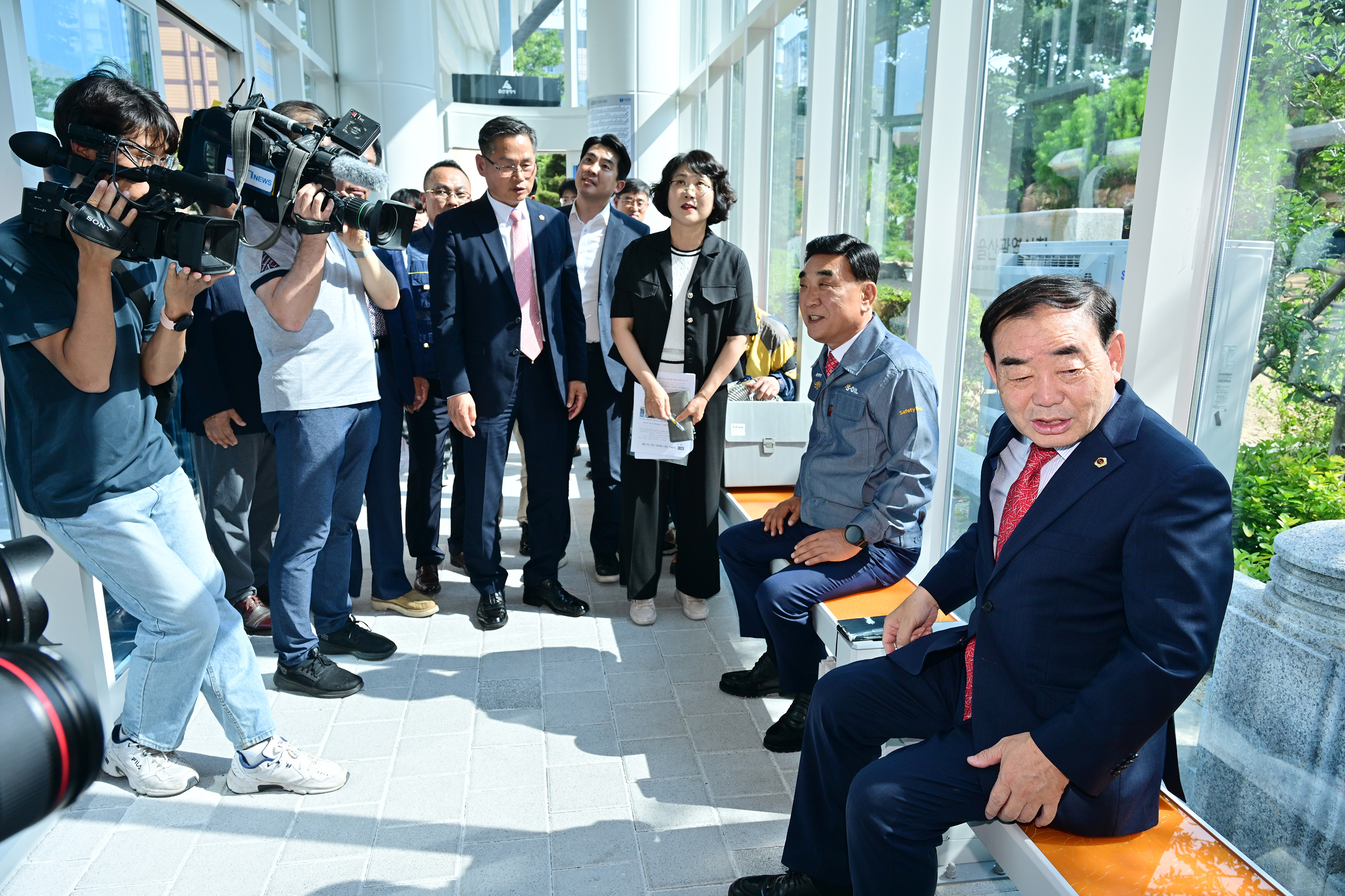 시청 앞 시내버스 정류소 환경개선 사업 준공식 6