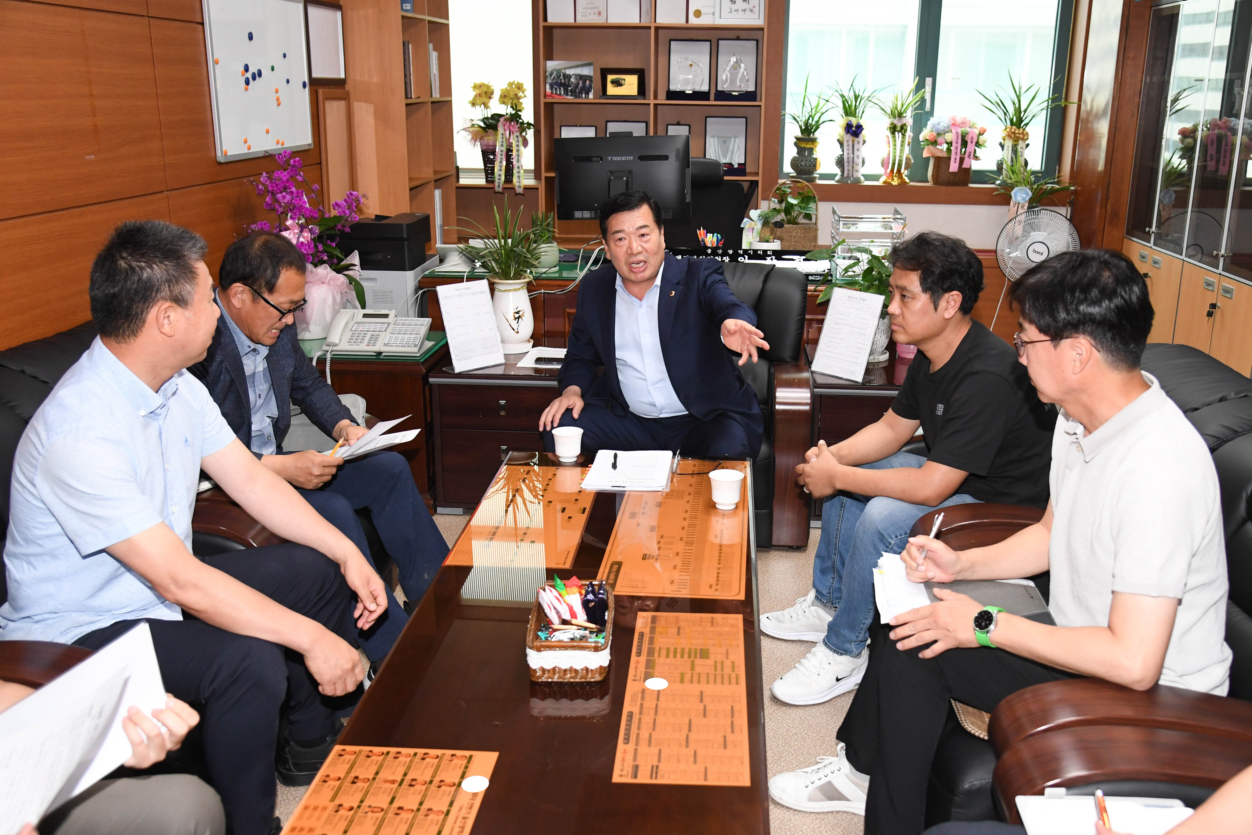 이장걸 행정자치위원장, 두왕동 지역 내 민원사항 청취 관련 간담회1