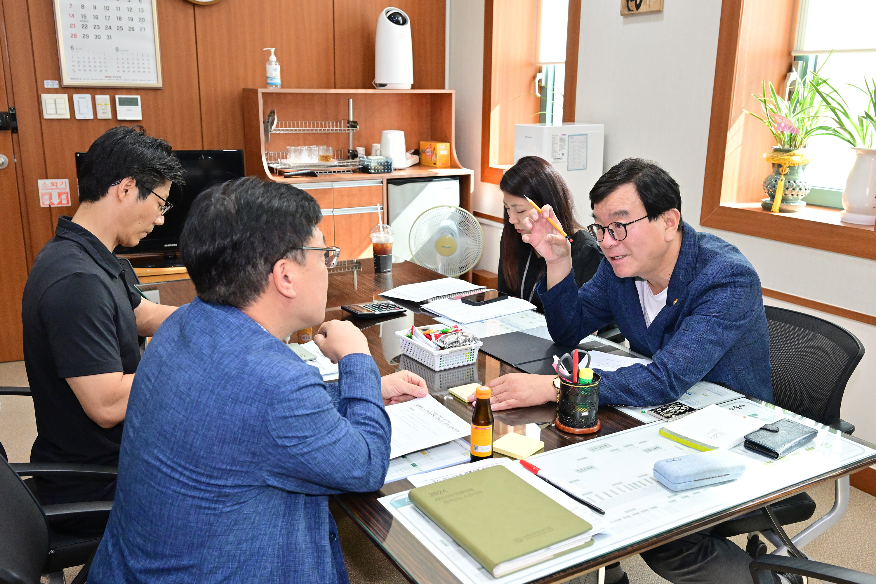 홍성우 의원, 울주군 상북면 노인보호구역 교통사고 방지 대책 논의1