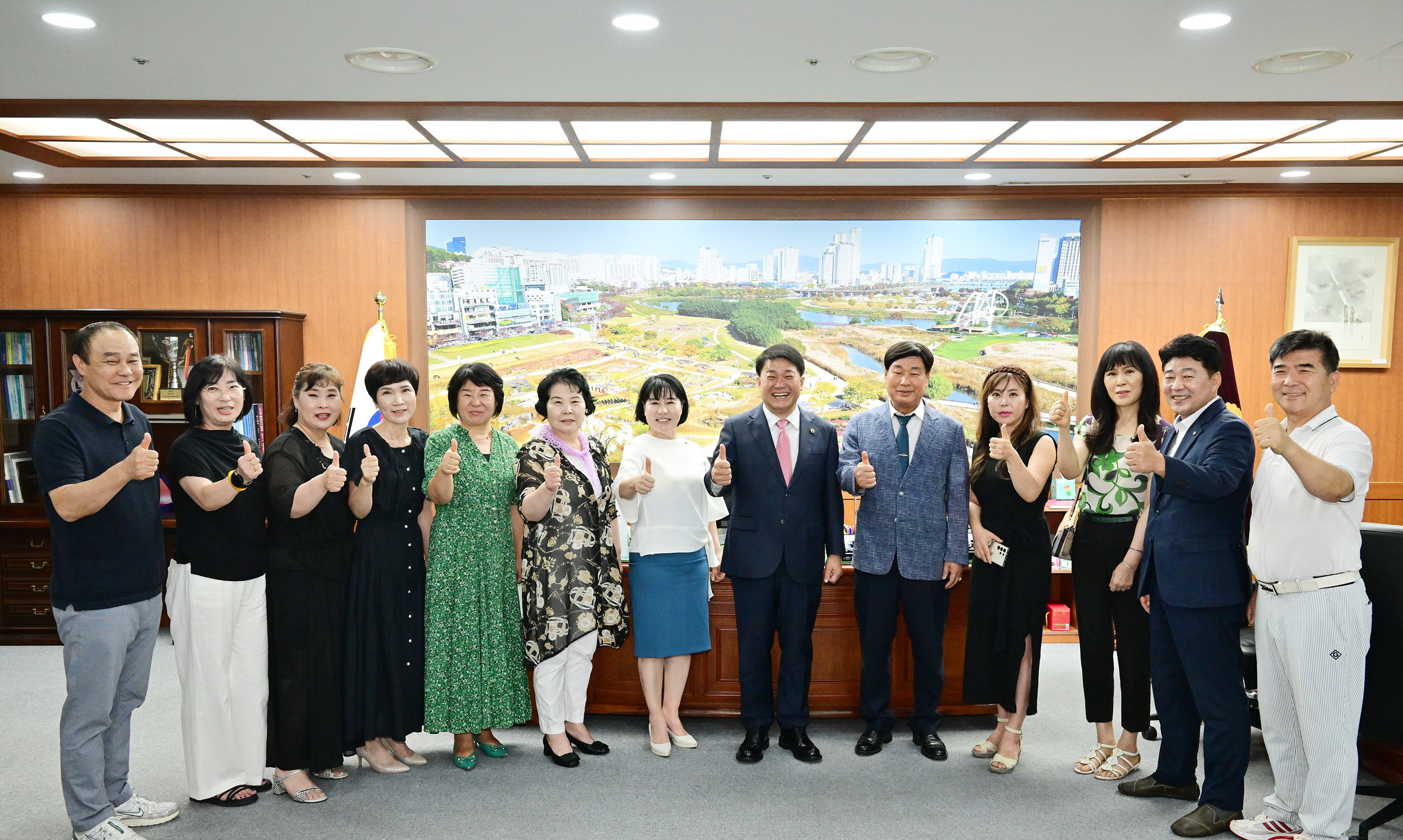 이성룡 의장, 민족통일울산광역시협의회(회장 이정민) 의장실 내방2