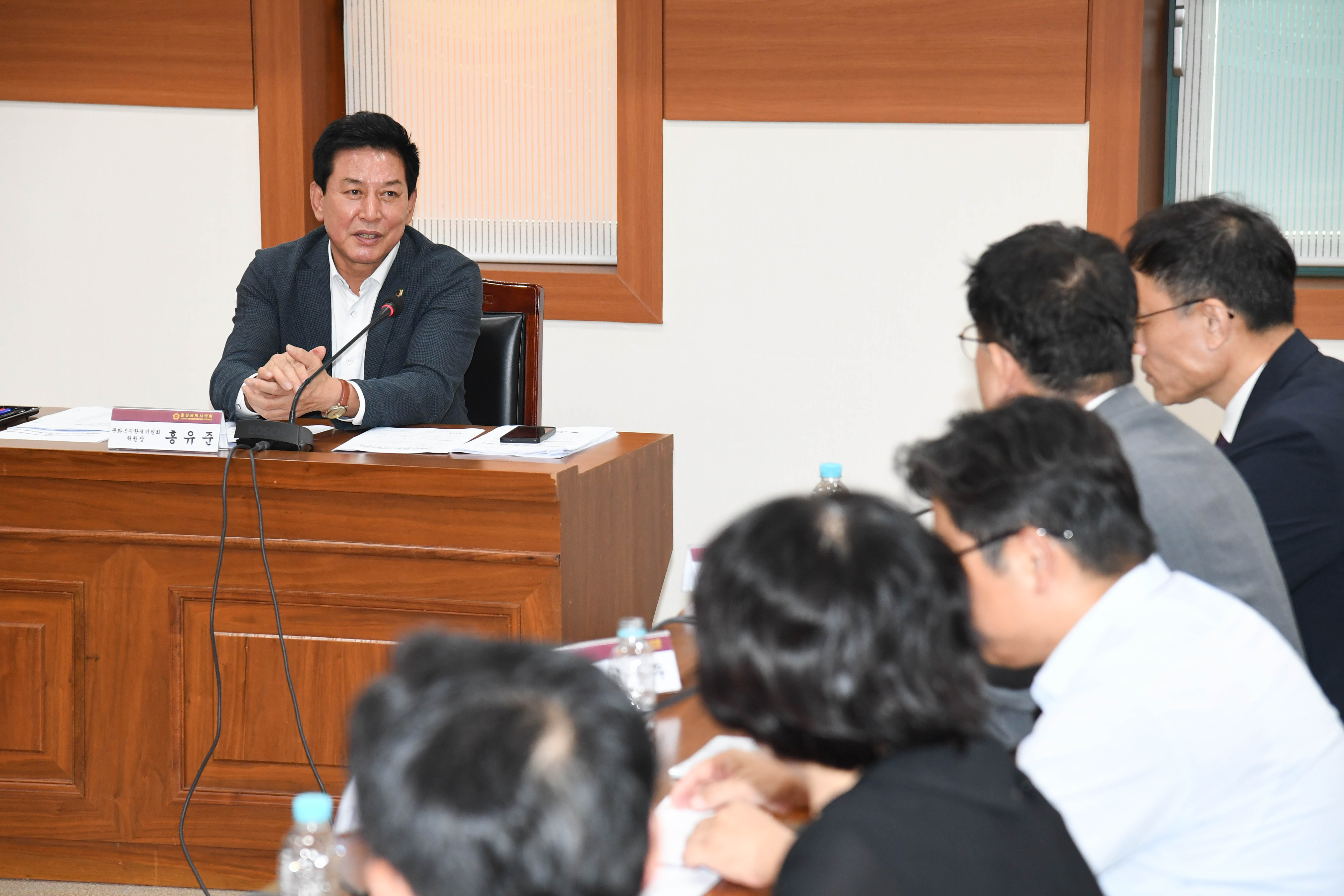 홍유준 문화복지환경위원장, 사회복지사 처우개선 현안 청취 간담회6