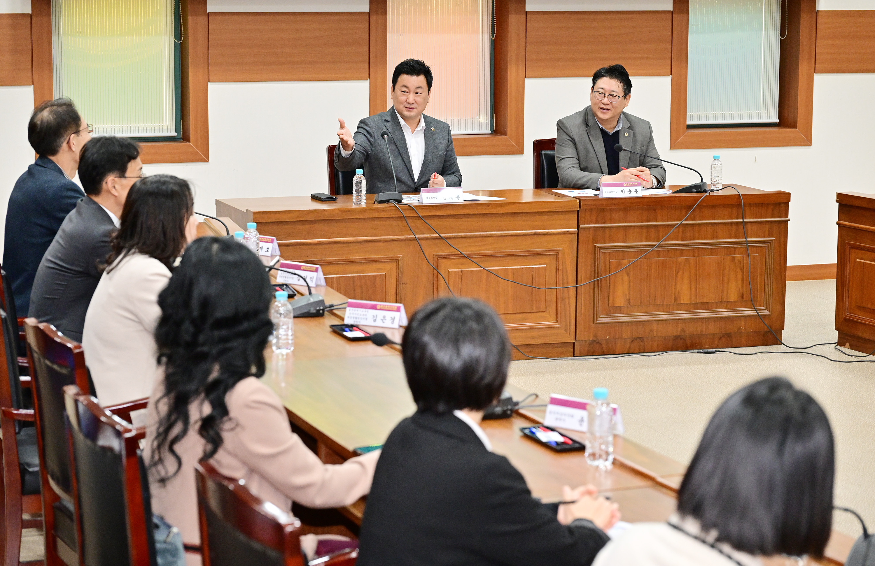 안대룡 교육위원장, 학교현장 폭력예방교육 활성화를 위한 지원방안 논의 간담회3