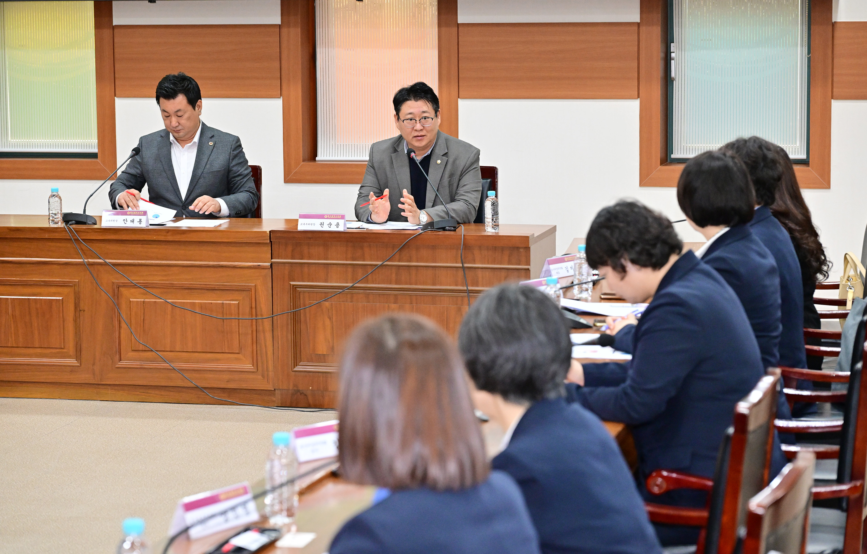 안대룡 교육위원장, 학교현장 폭력예방교육 활성화를 위한 지원방안 논의 간담회6