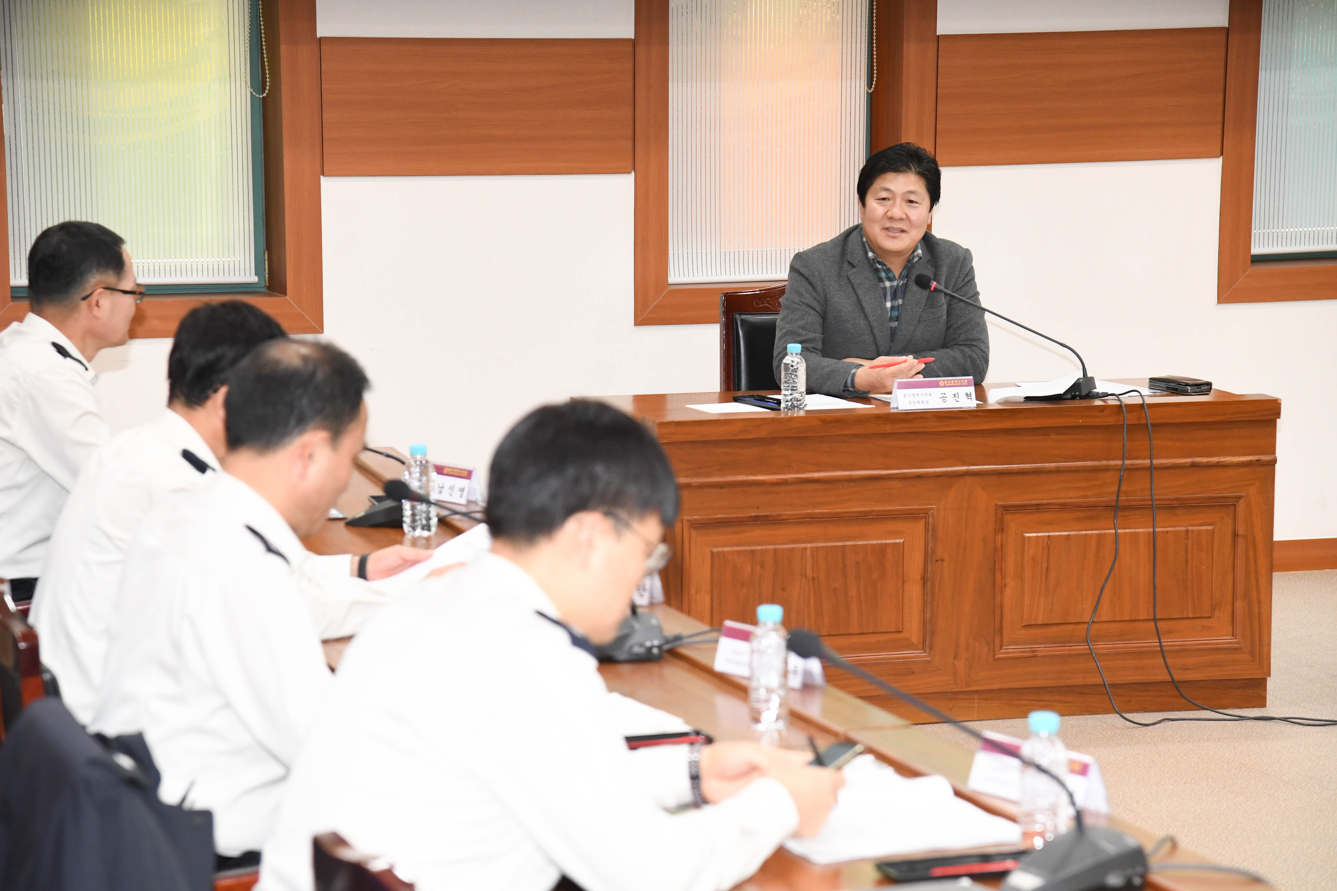 공진혁 의회운영위원장, 서생 원자력대응전문 소방센터 건립 간담회6