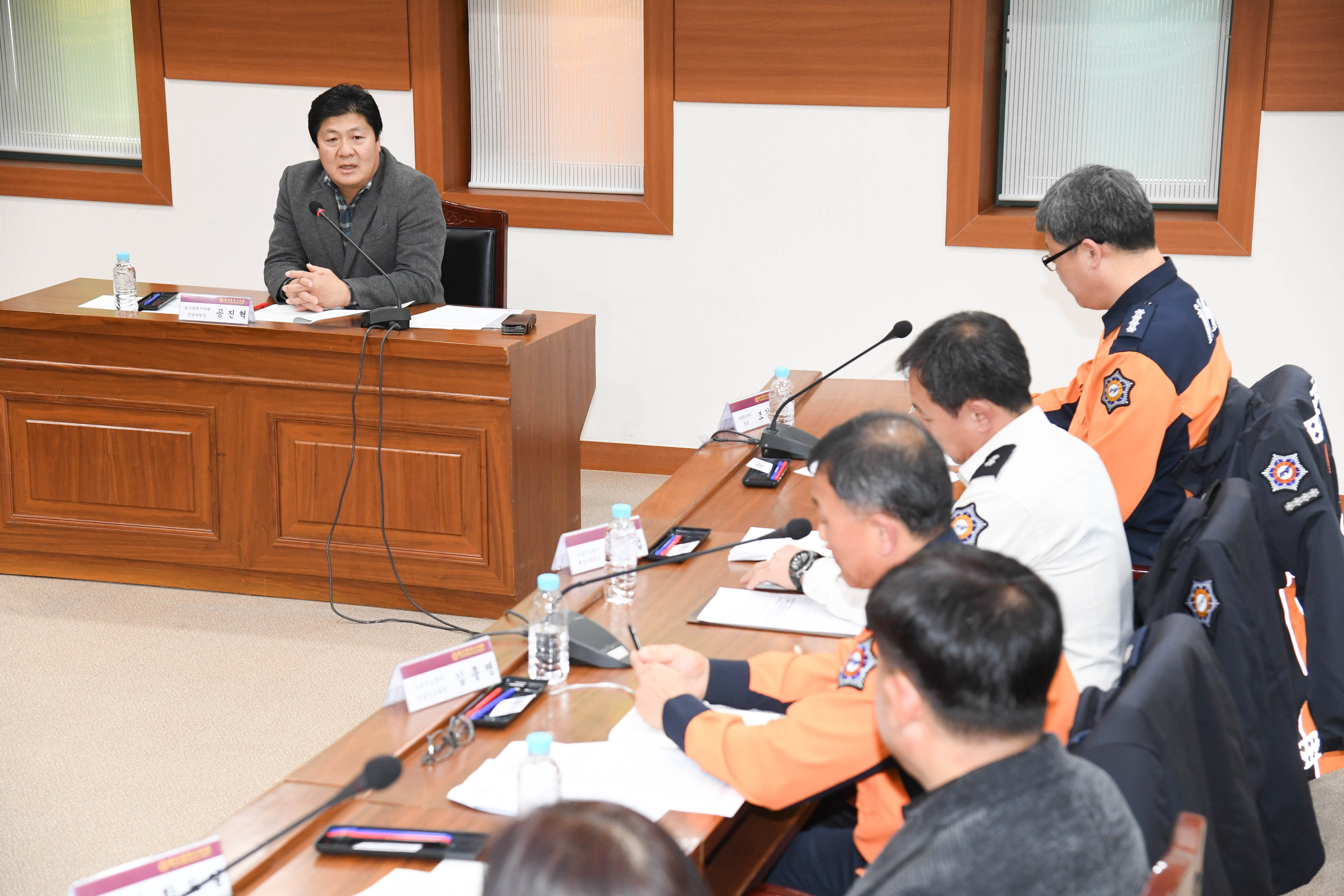 공진혁 의회운영위원장, 서생 원자력대응전문 소방센터 건립 간담회9