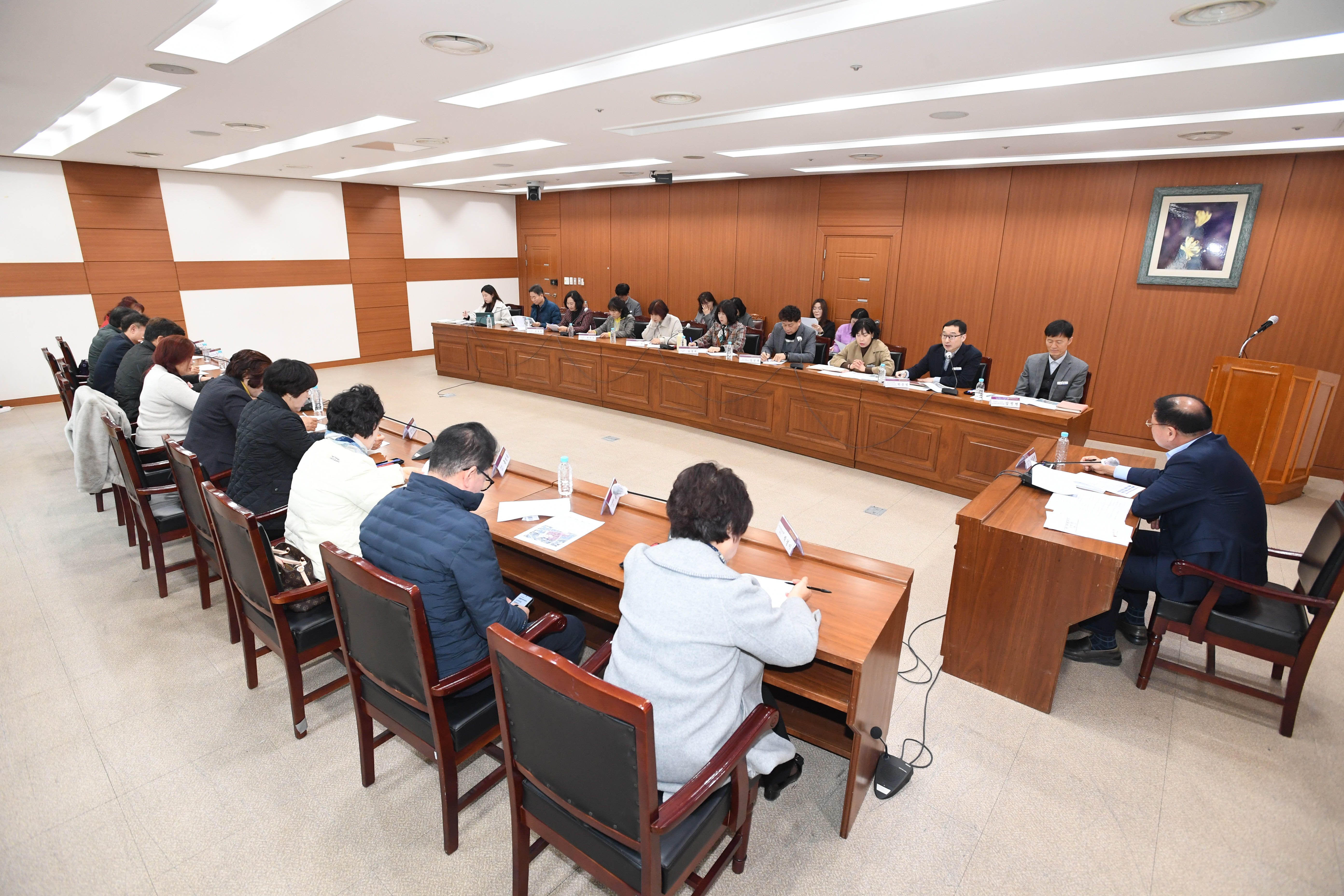김동칠 의원, 동평초·동백초 통합 관련 주민 의견청취 간담회8