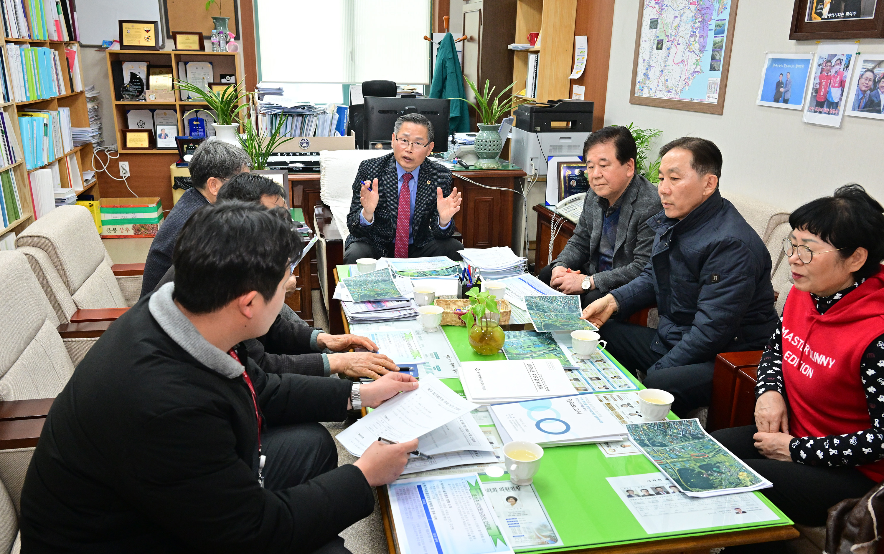 문석주 의원, 북구 농소2동 파크골프장 조성 논의 간담회3