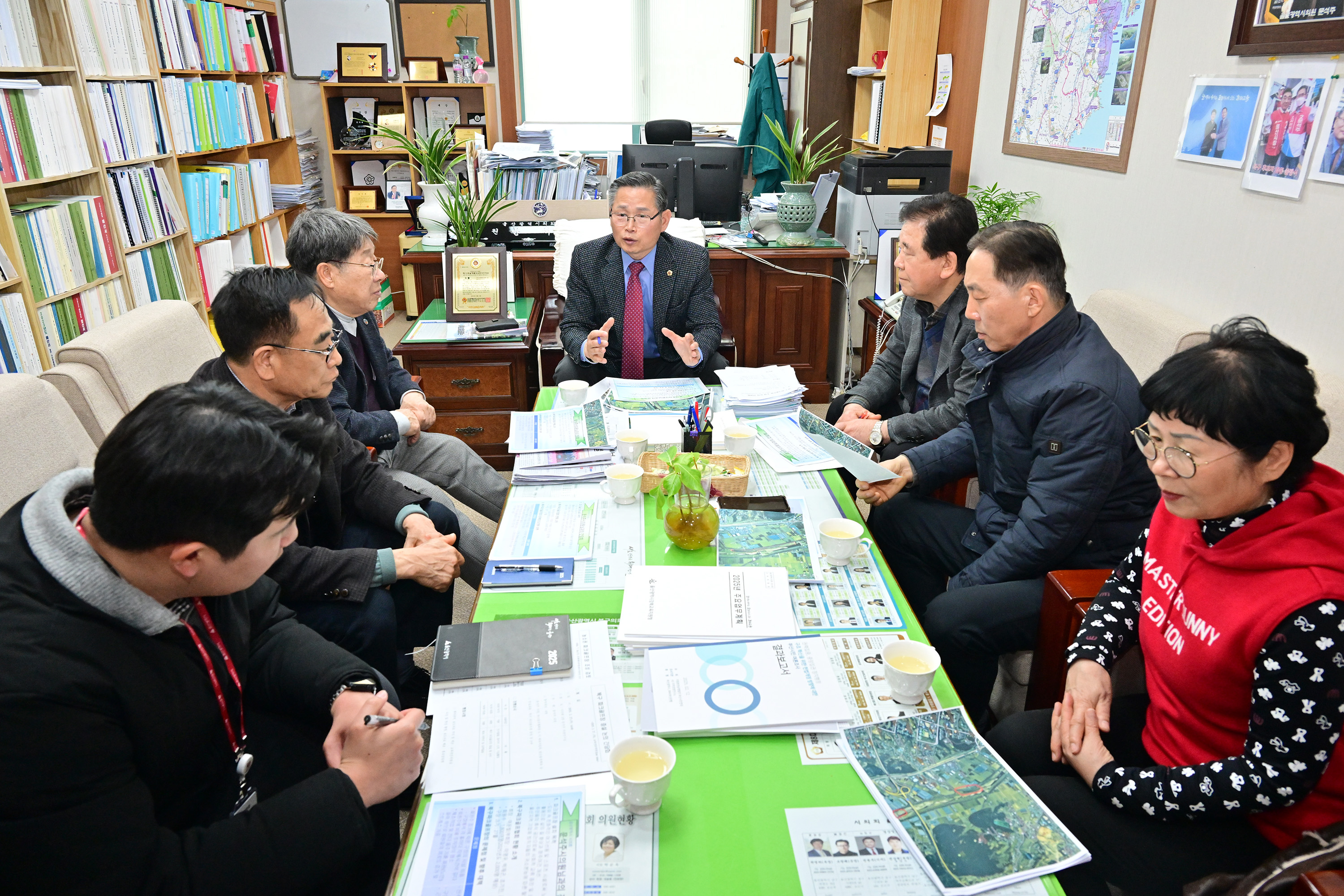 문석주 의원, 북구 농소2동 파크골프장 조성 논의 간담회5