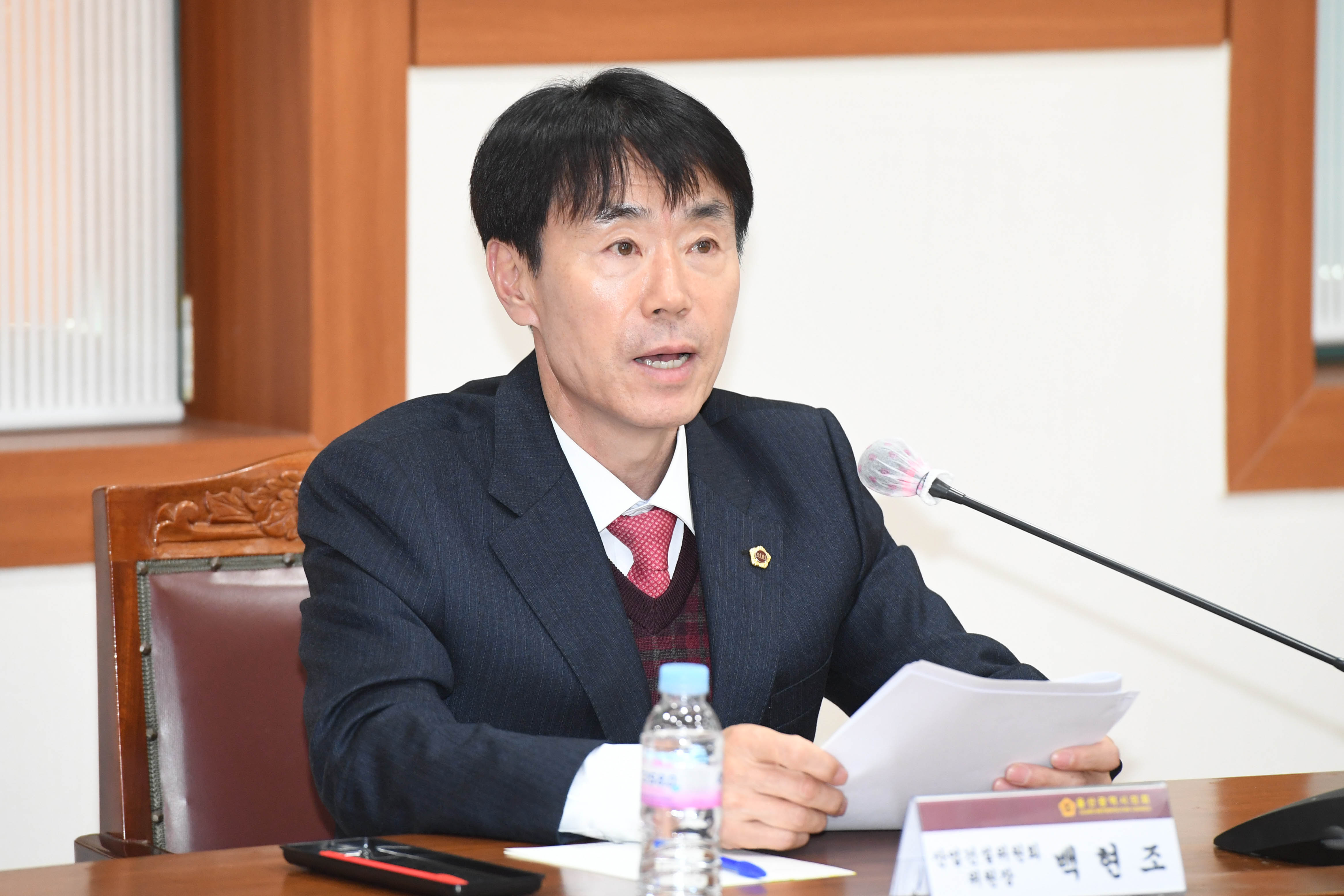 백현조 산업건설위원장, 북구 주렴마을 농로 신설 논의 주민 간담회9