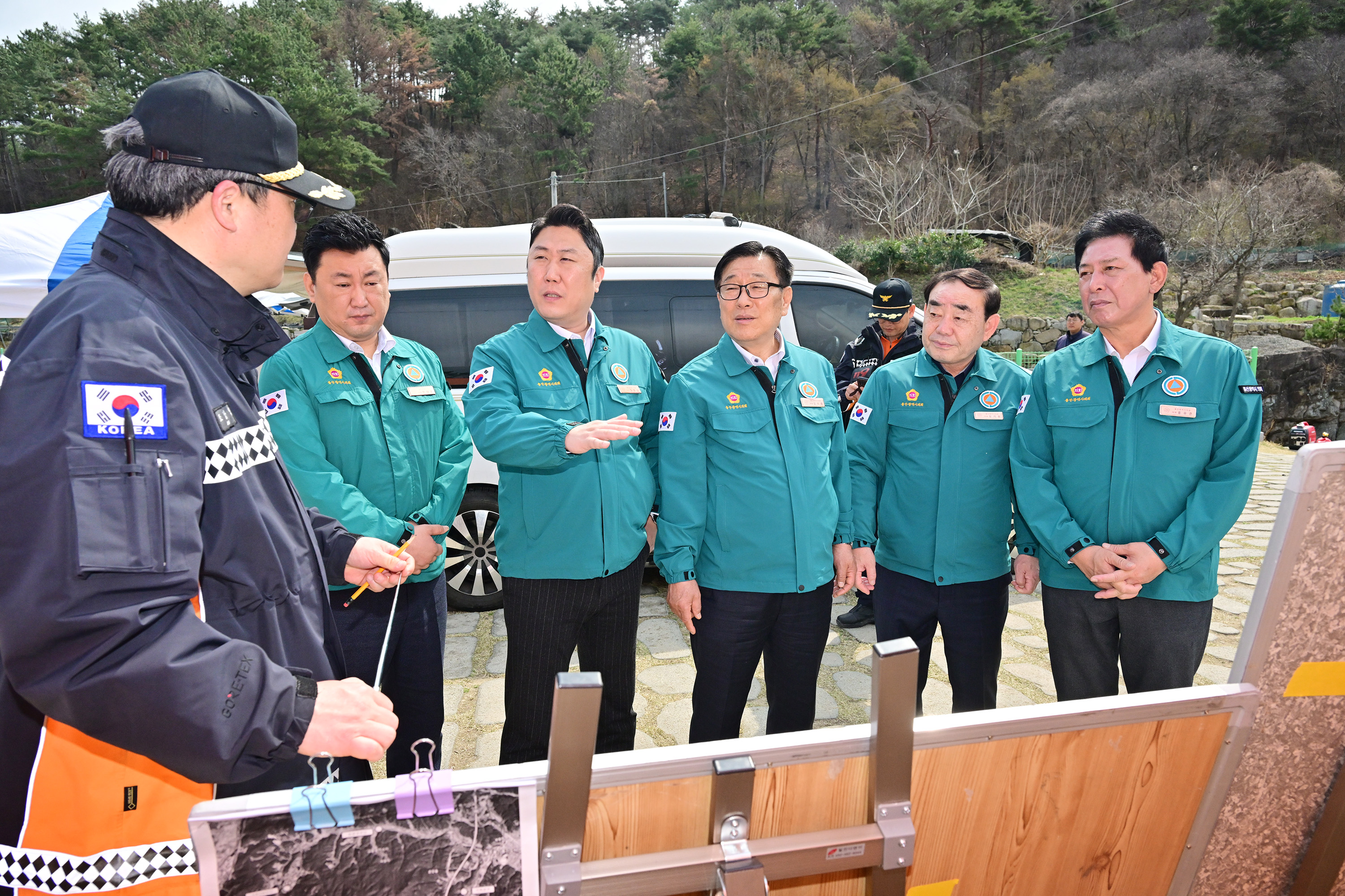 울주 온양읍 산불 현장방문2