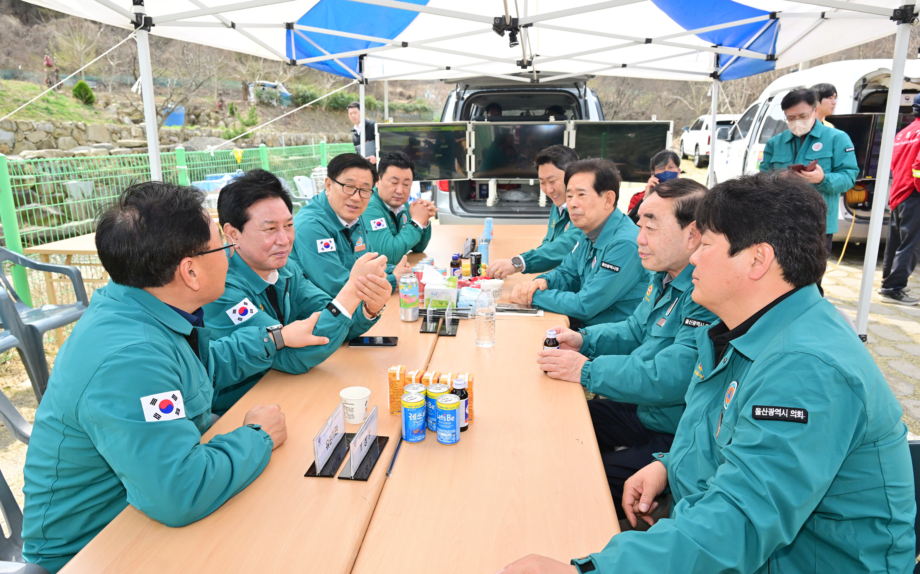 울주 온양읍 산불 현장방문7