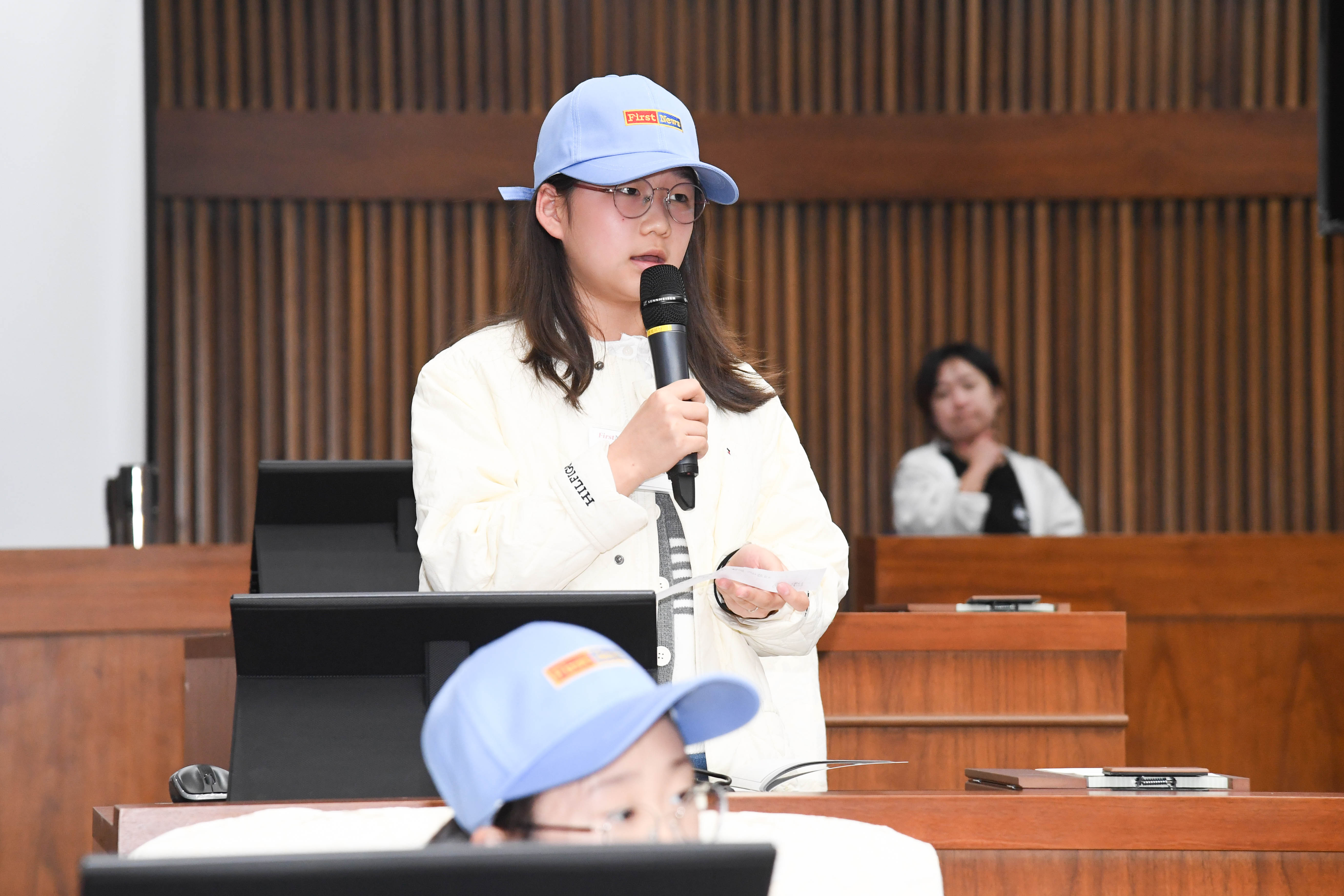 문석주 의원, 퍼스트뉴스 학생기자단 체험취재5