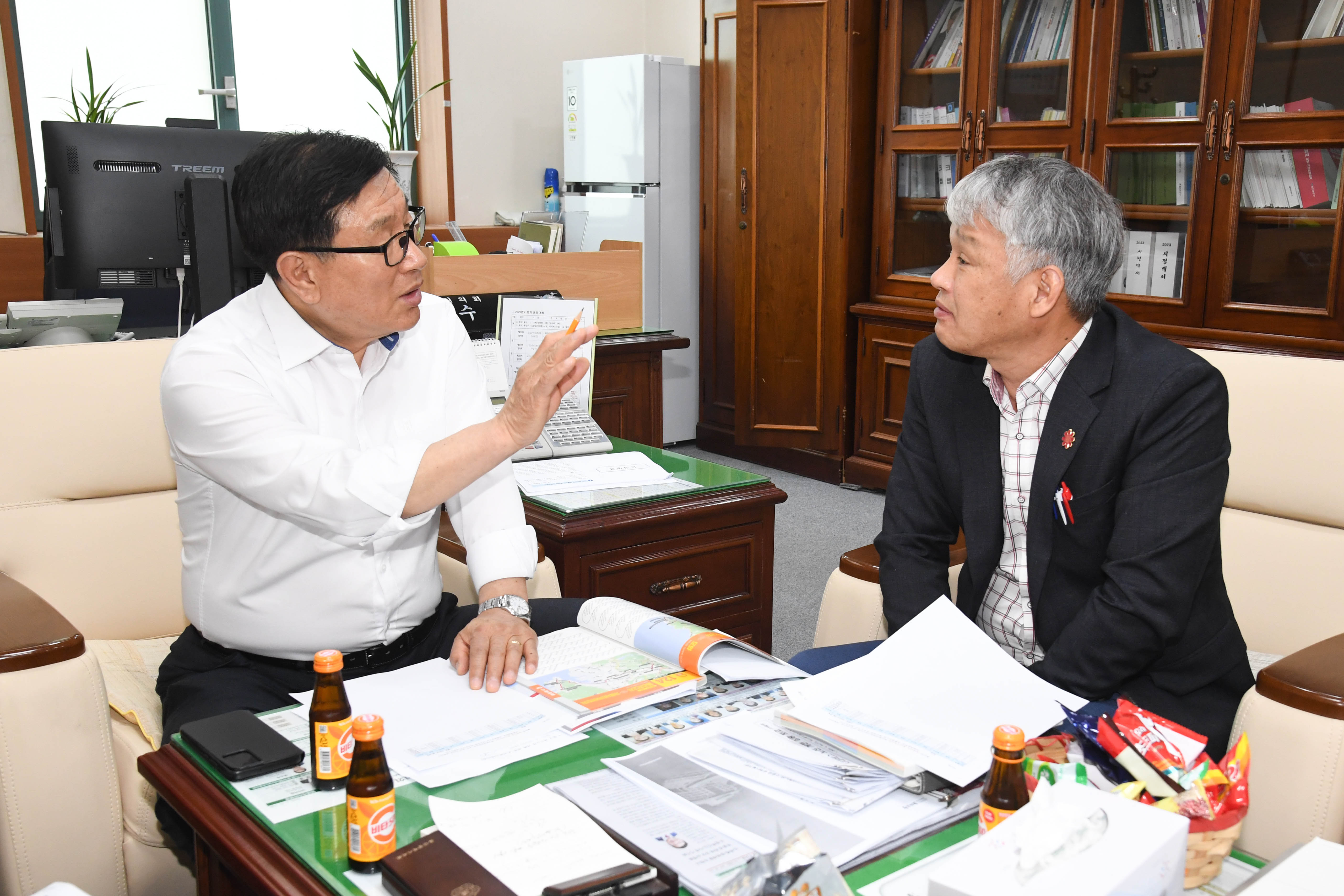 김수종 부의장, 동구 버스노선 개편 관련 업무 청취2