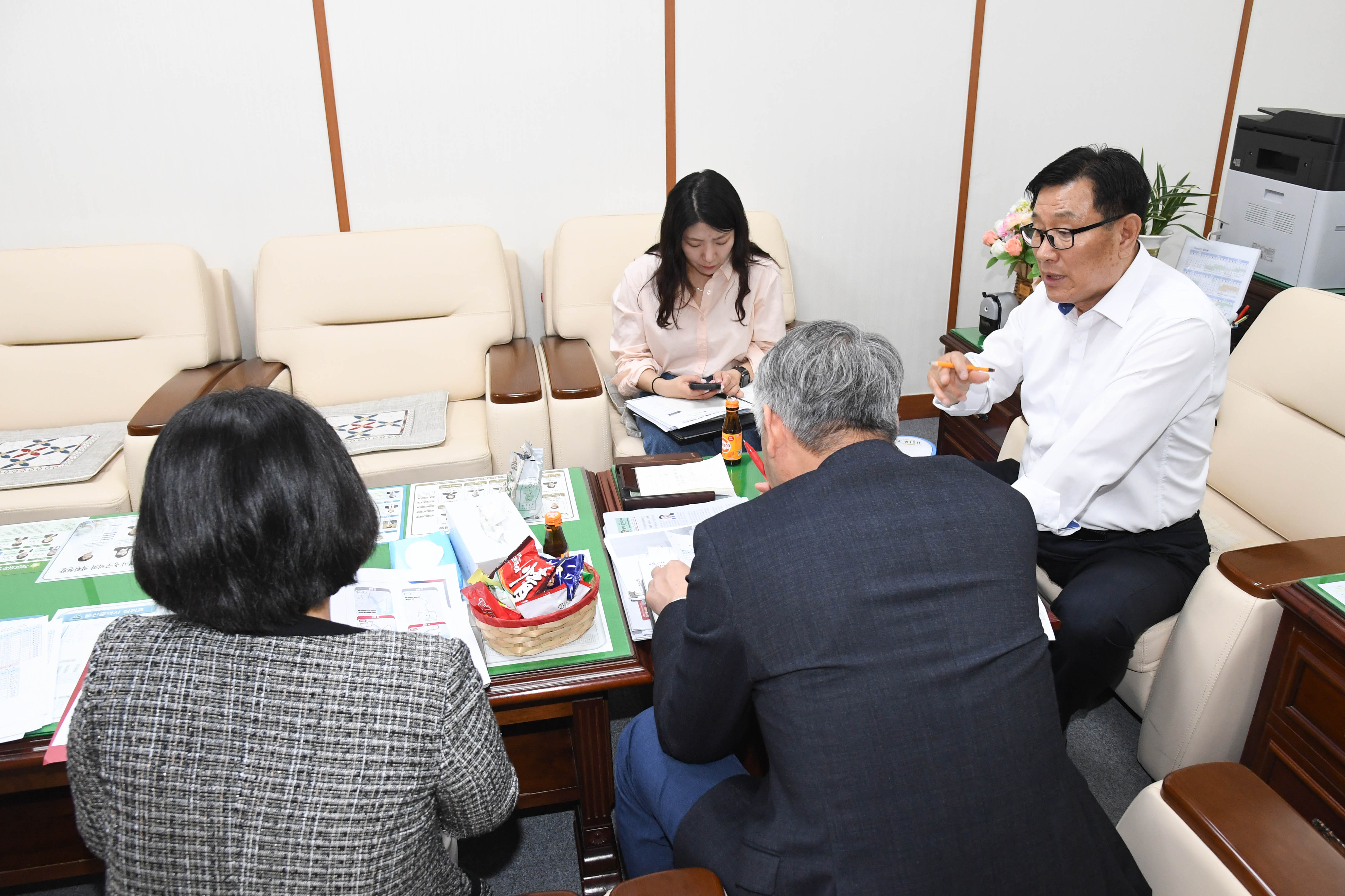 김수종 부의장, 동구 버스노선 개편 관련 업무 청취5