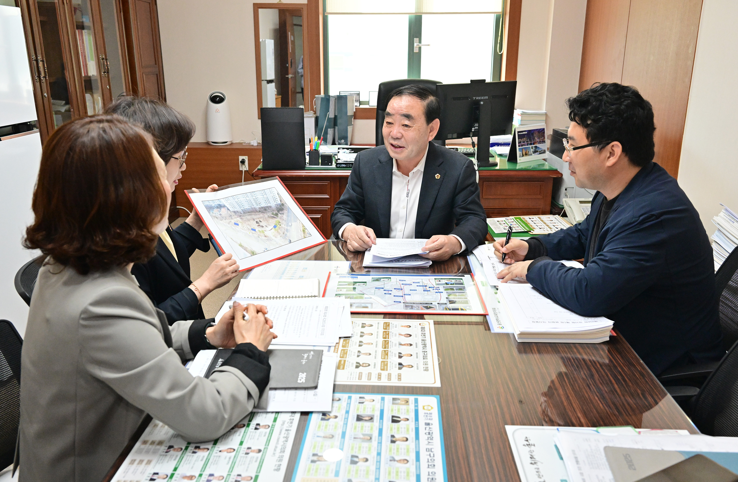 김기환 의원, 저영향개발 사업 현황 청취2