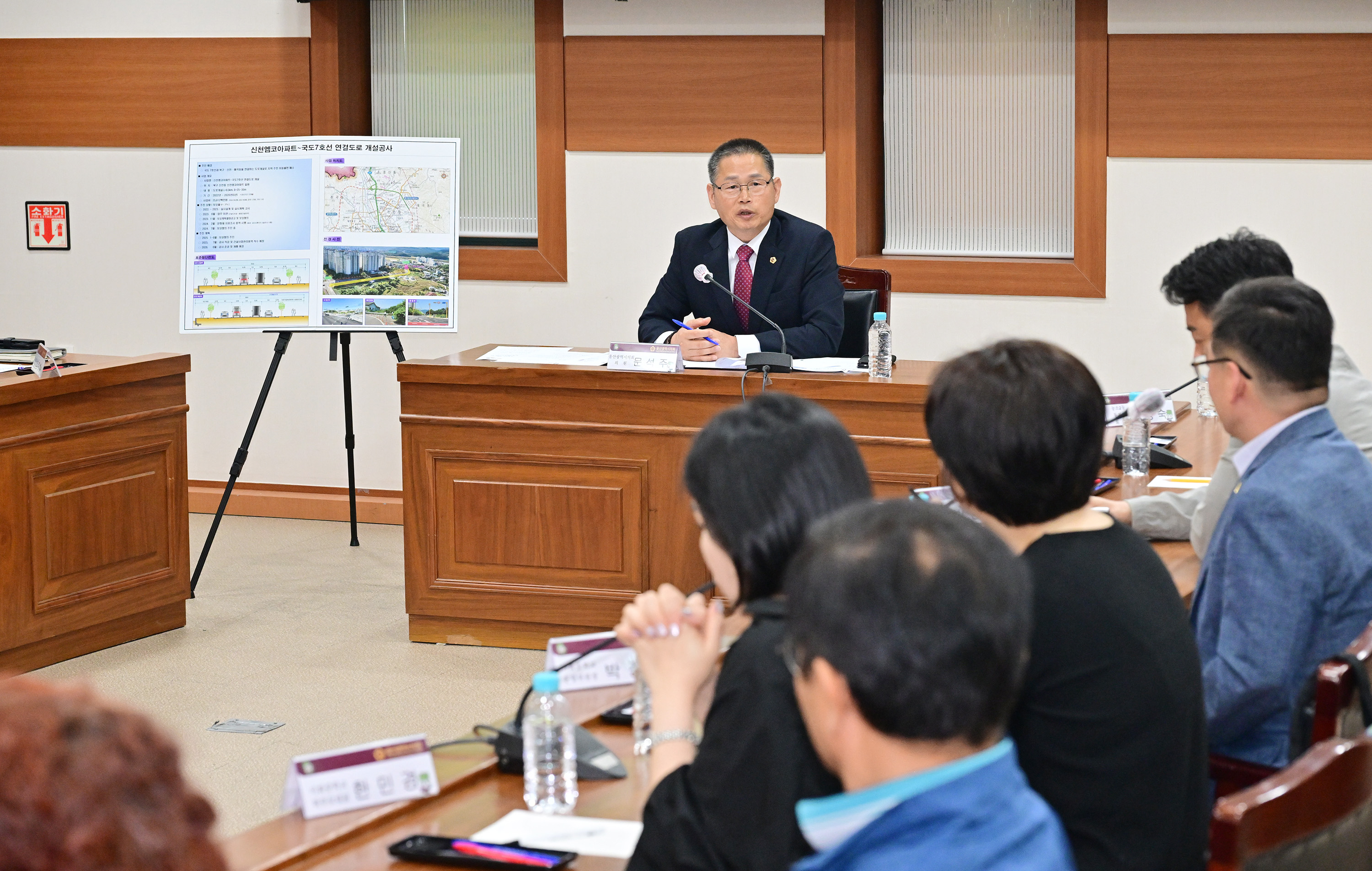 문석주 의원, 신천엠코아파트~국도 7호선 연결도로 조기착공 논의 간담회3