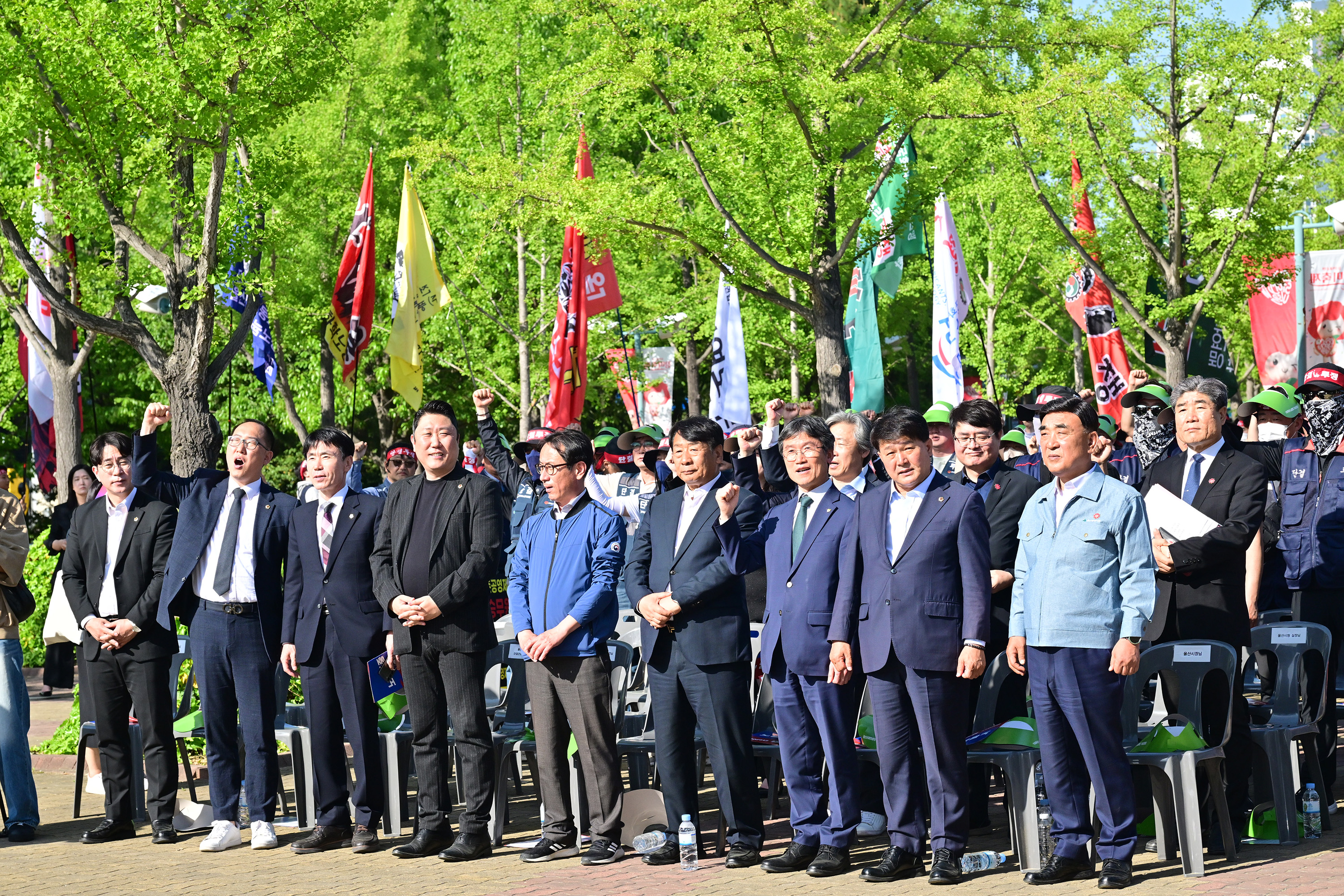 울산산재희생자 위령탑 제막식 및 2025년 근로자의 날 기념행사5