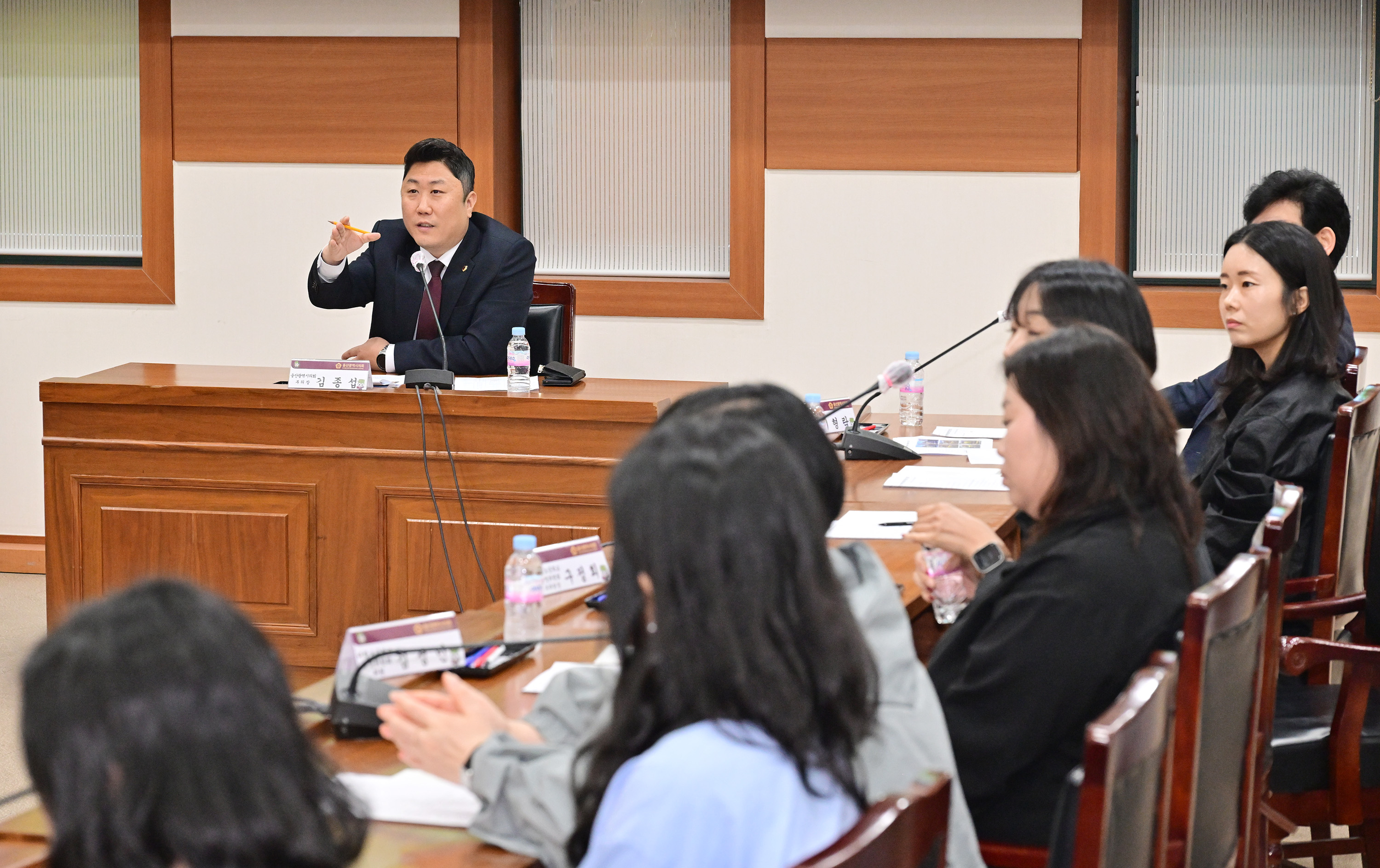 김종섭 부의장, 내황초 안전 통학로 확보를 위한 환경개선 간담회8