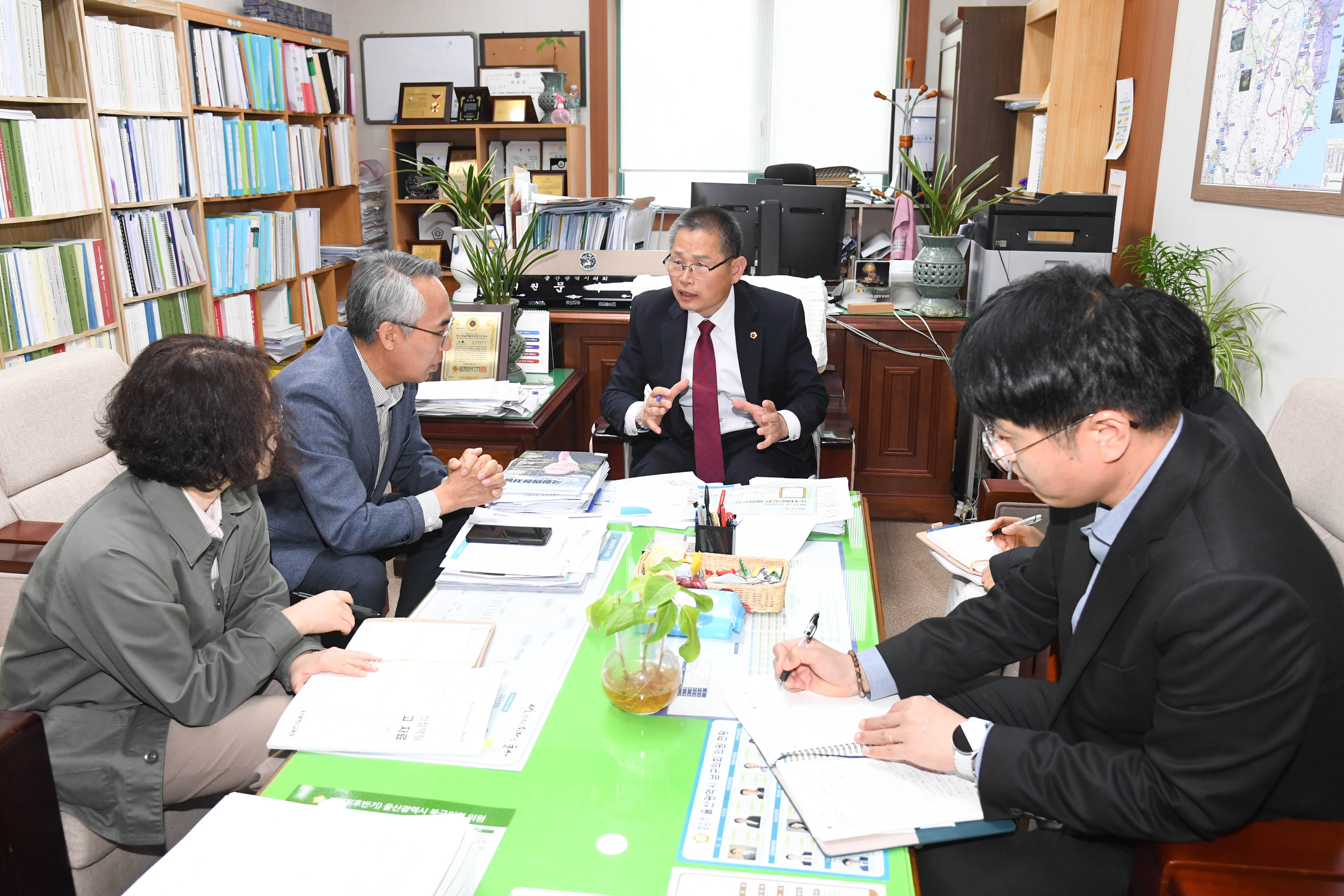 문석주 의원, 학교 급식실 안전한 조리용수 공급관련 업무 청취4