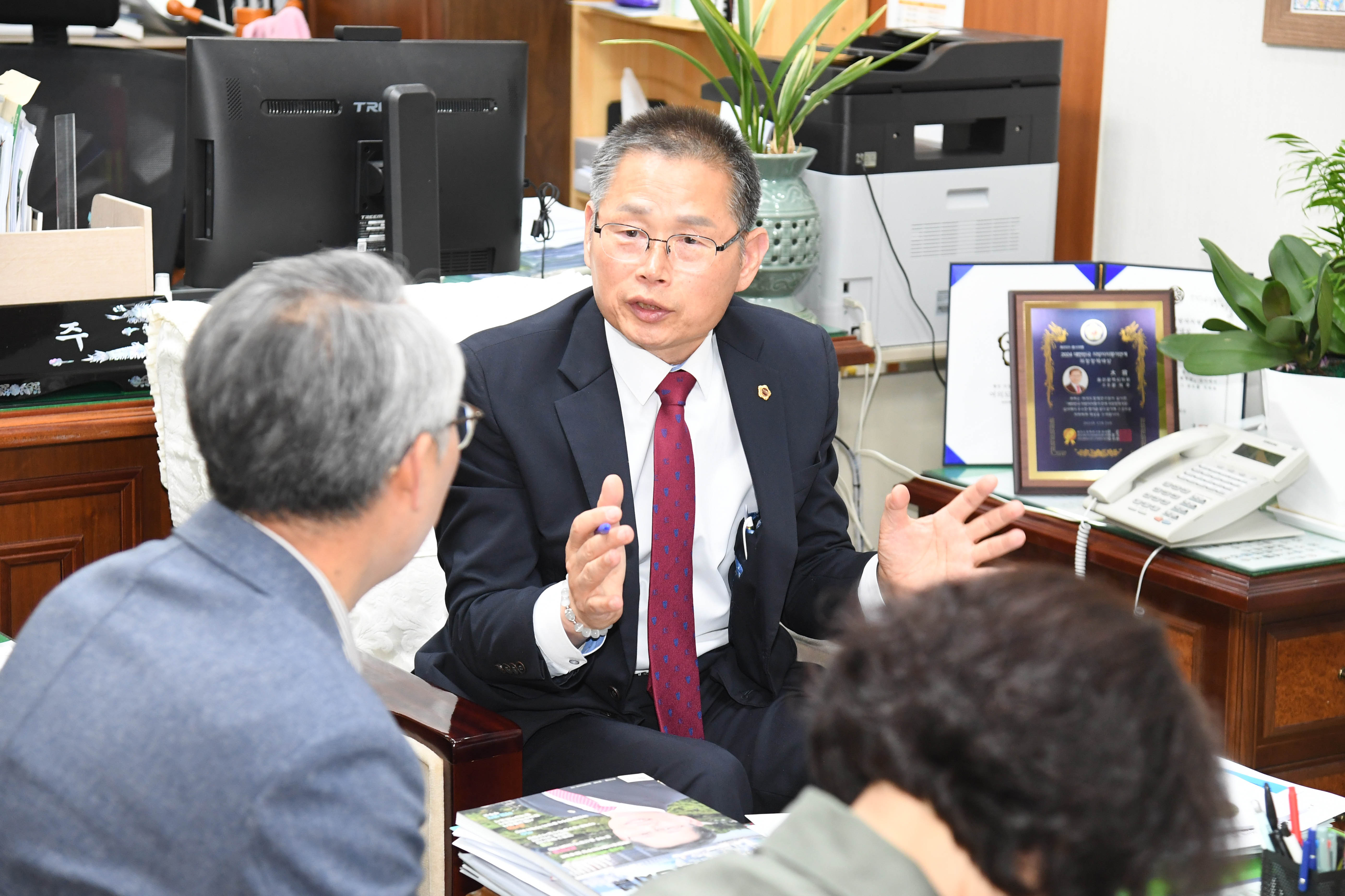 문석주 의원, 학교 급식실 안전한 조리용수 공급관련 업무 청취5
