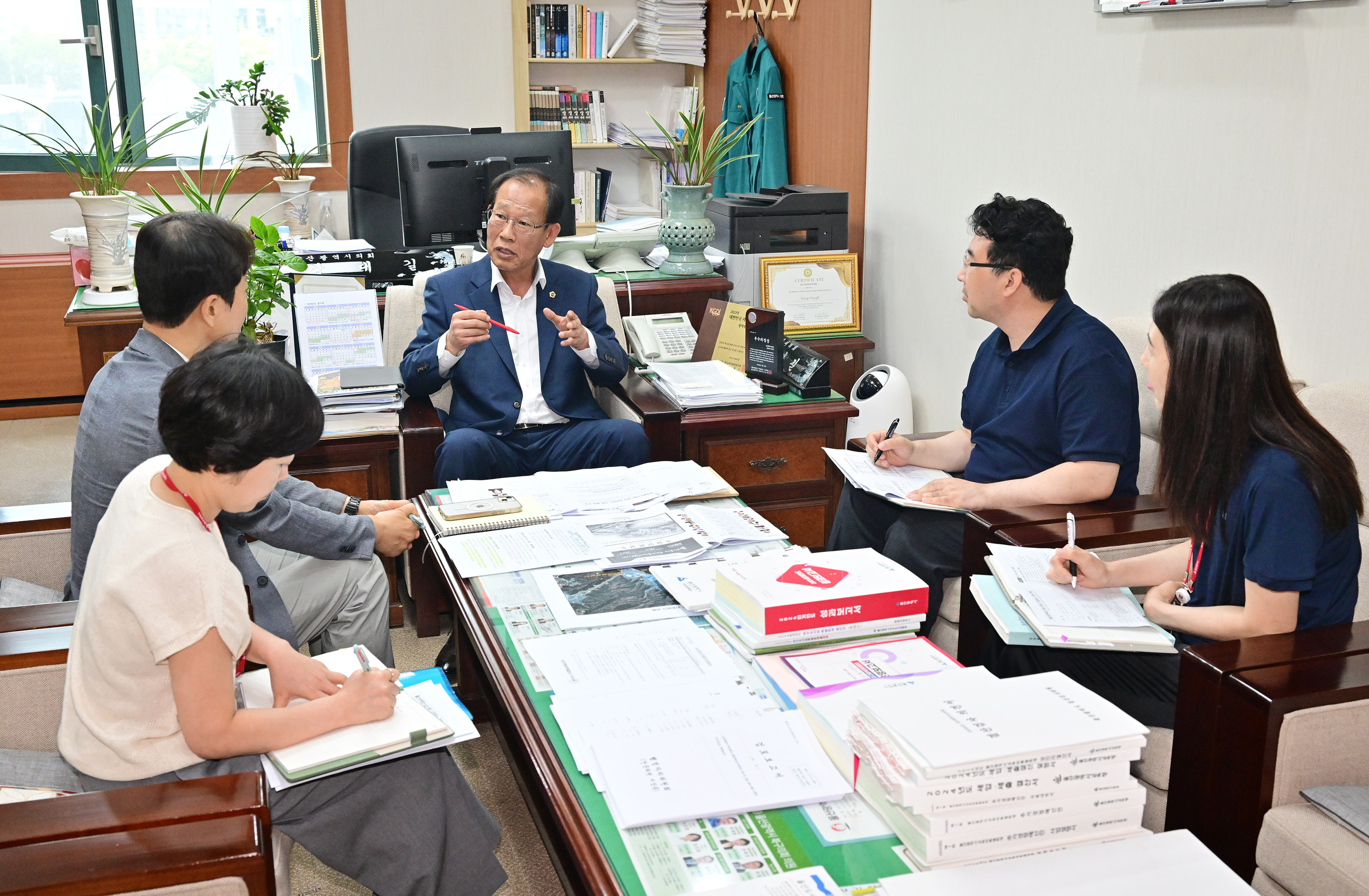 강대길 의원, 말기 환자 치료보호 관련 현황 청취3