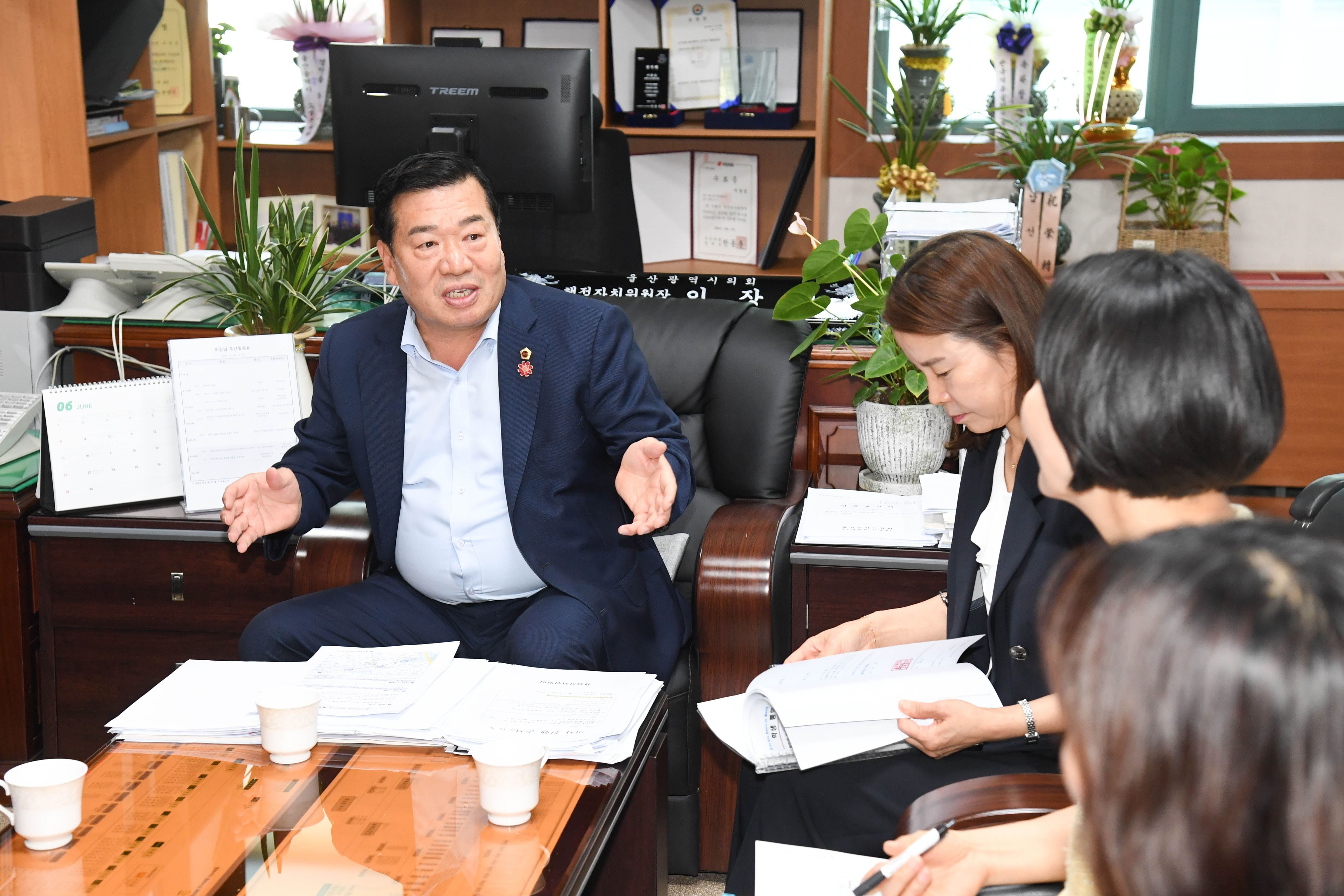 이장걸 행정자치위원장, 재개발지역 인근 초등학생 통학로 안전점검 간담회2