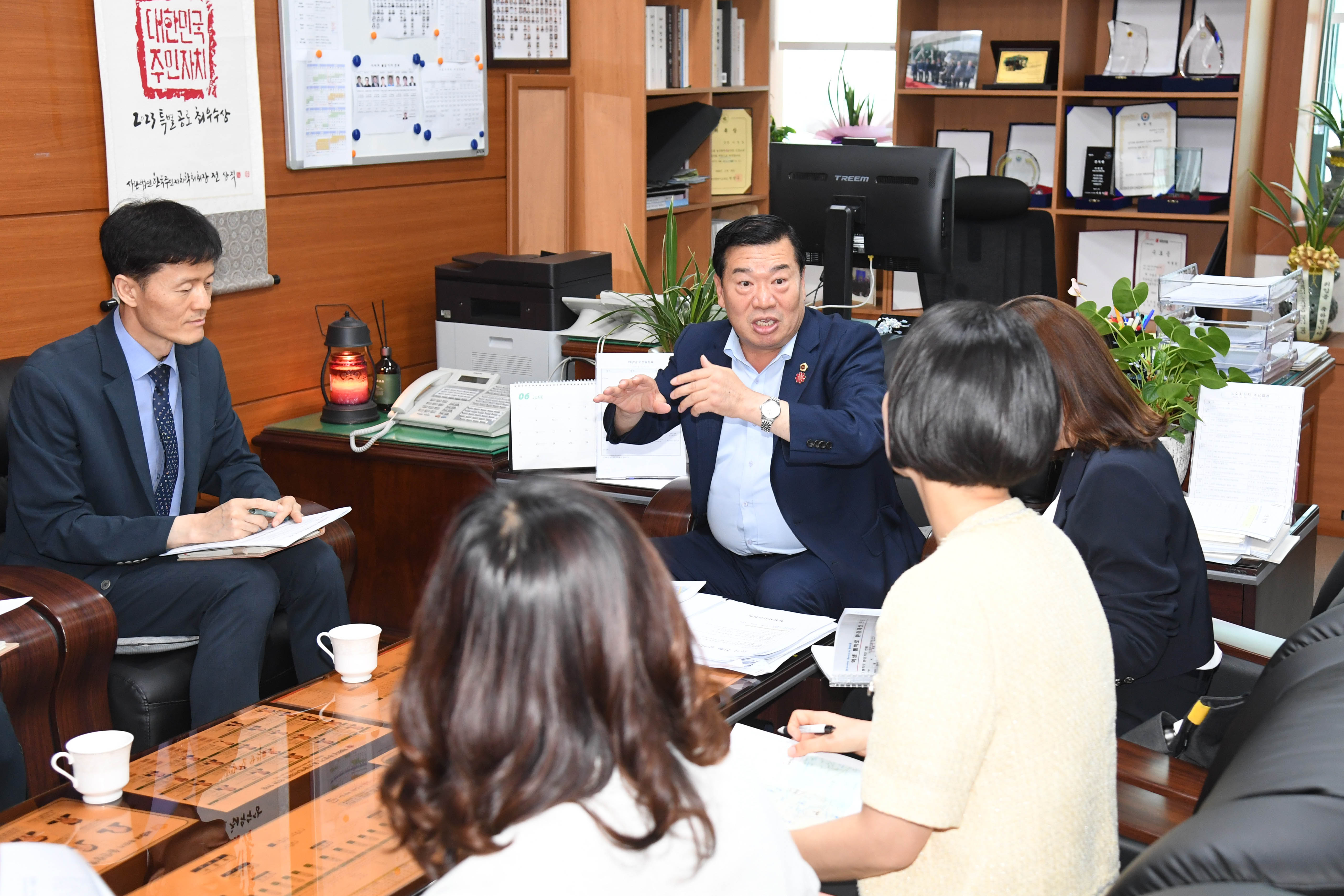 이장걸 행정자치위원장, 재개발지역 인근 초등학생 통학로 안전점검 간담회5