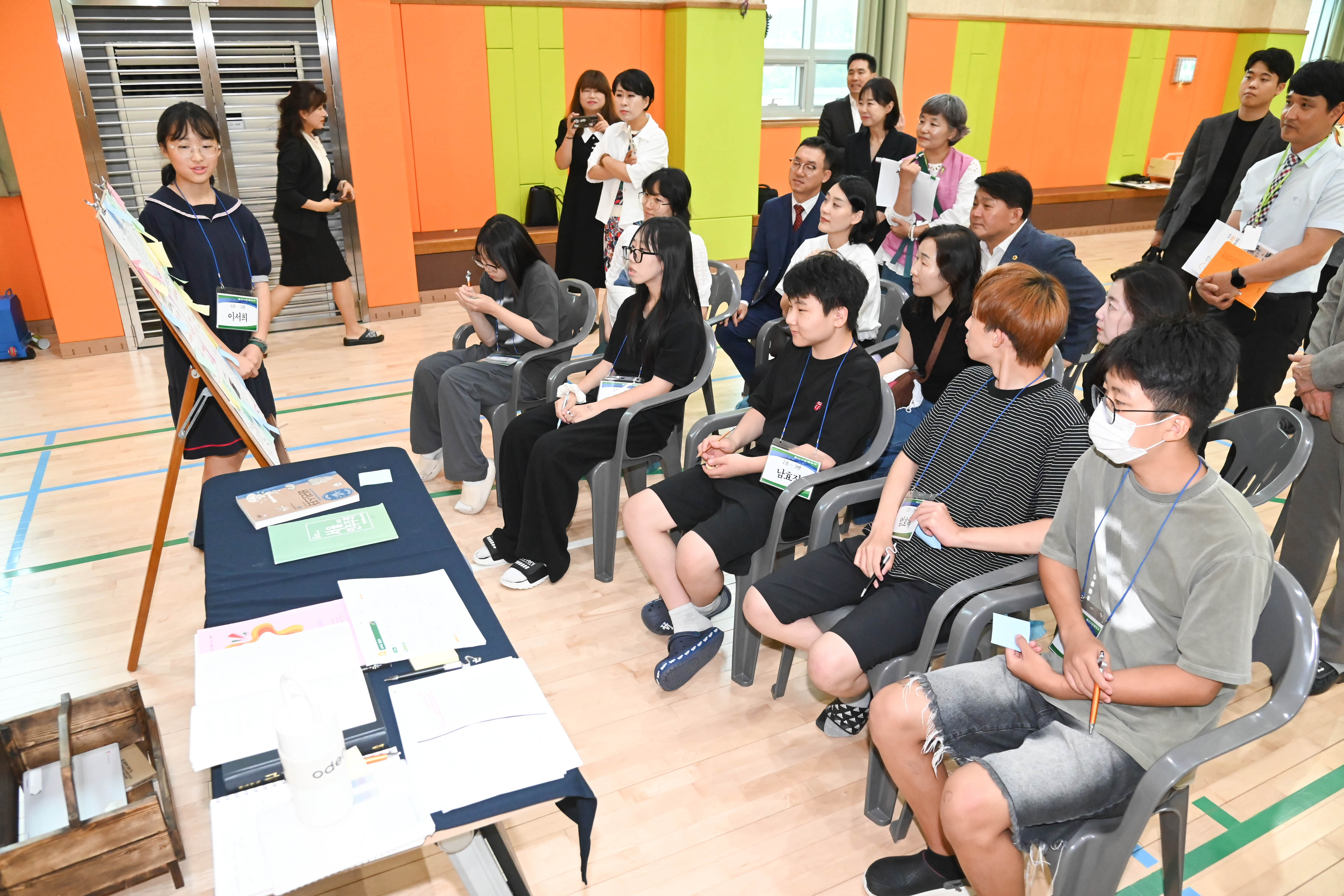 이성룡 의장, 고운중학교 성장나눔주간 특강2