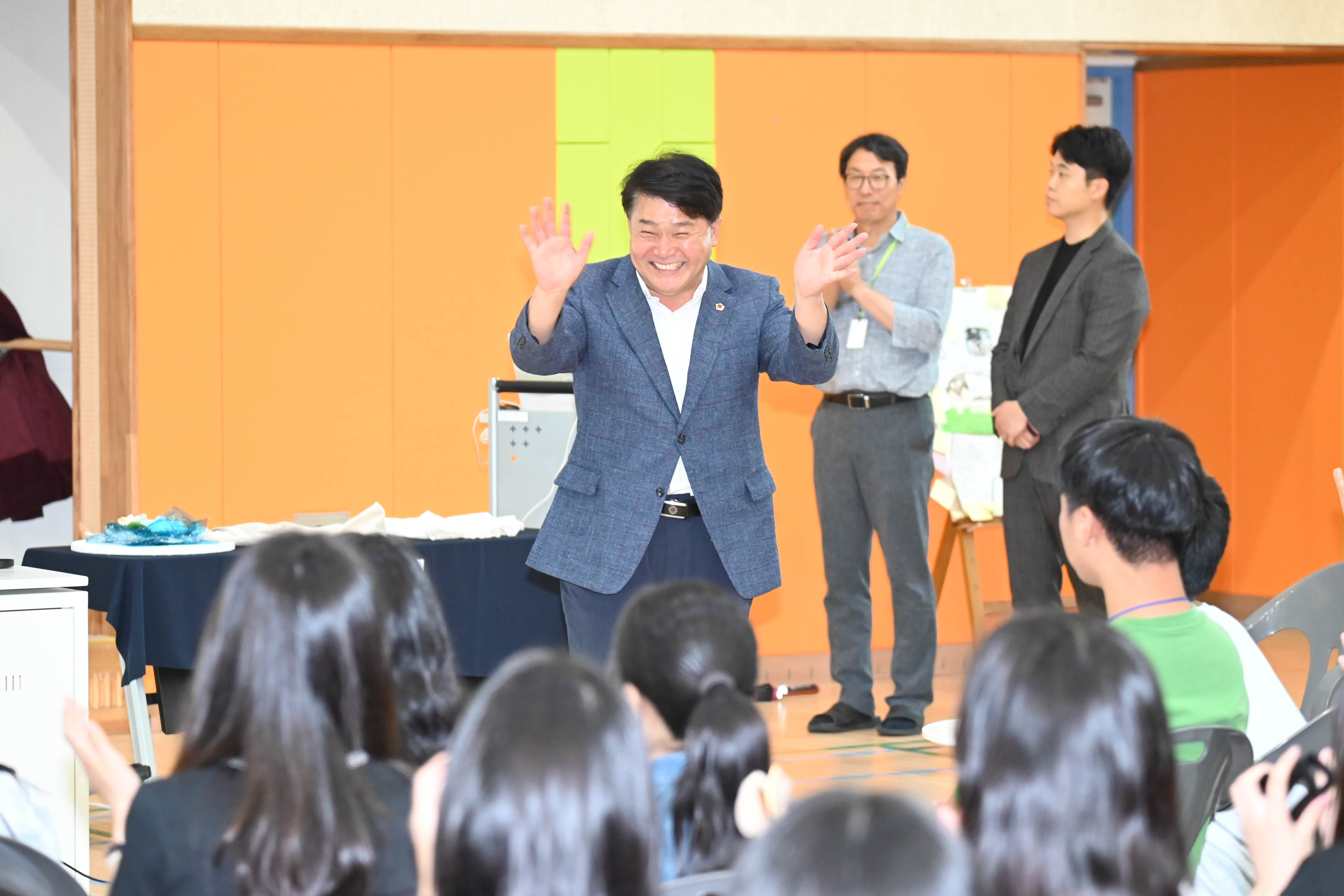 이성룡 의장, 고운중학교 성장나눔주간 특강4