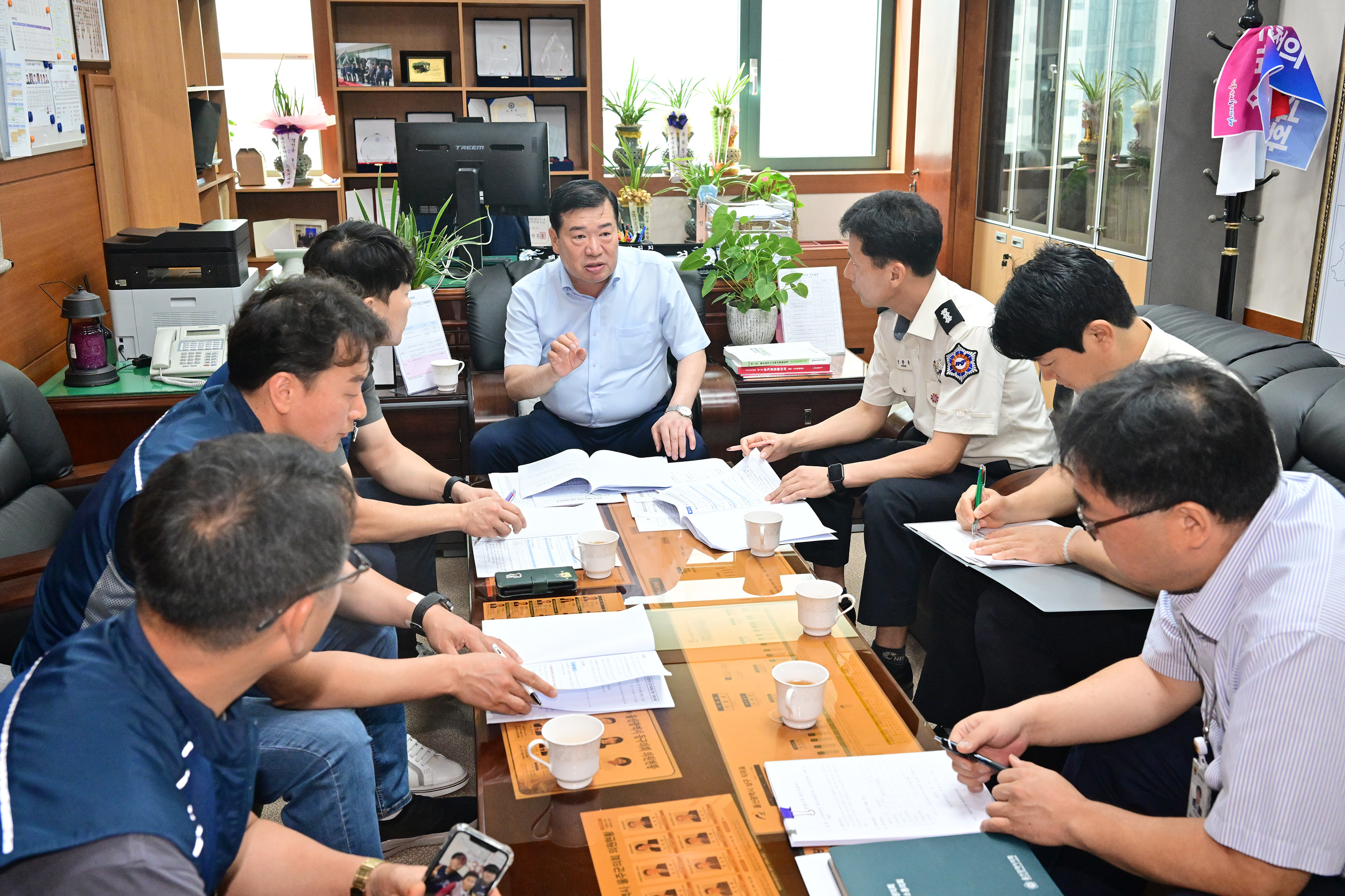 이장걸 행정자치위원장, 퇴직소방공무원 특수건강진단 지원 조례 제정 관련 간담회1