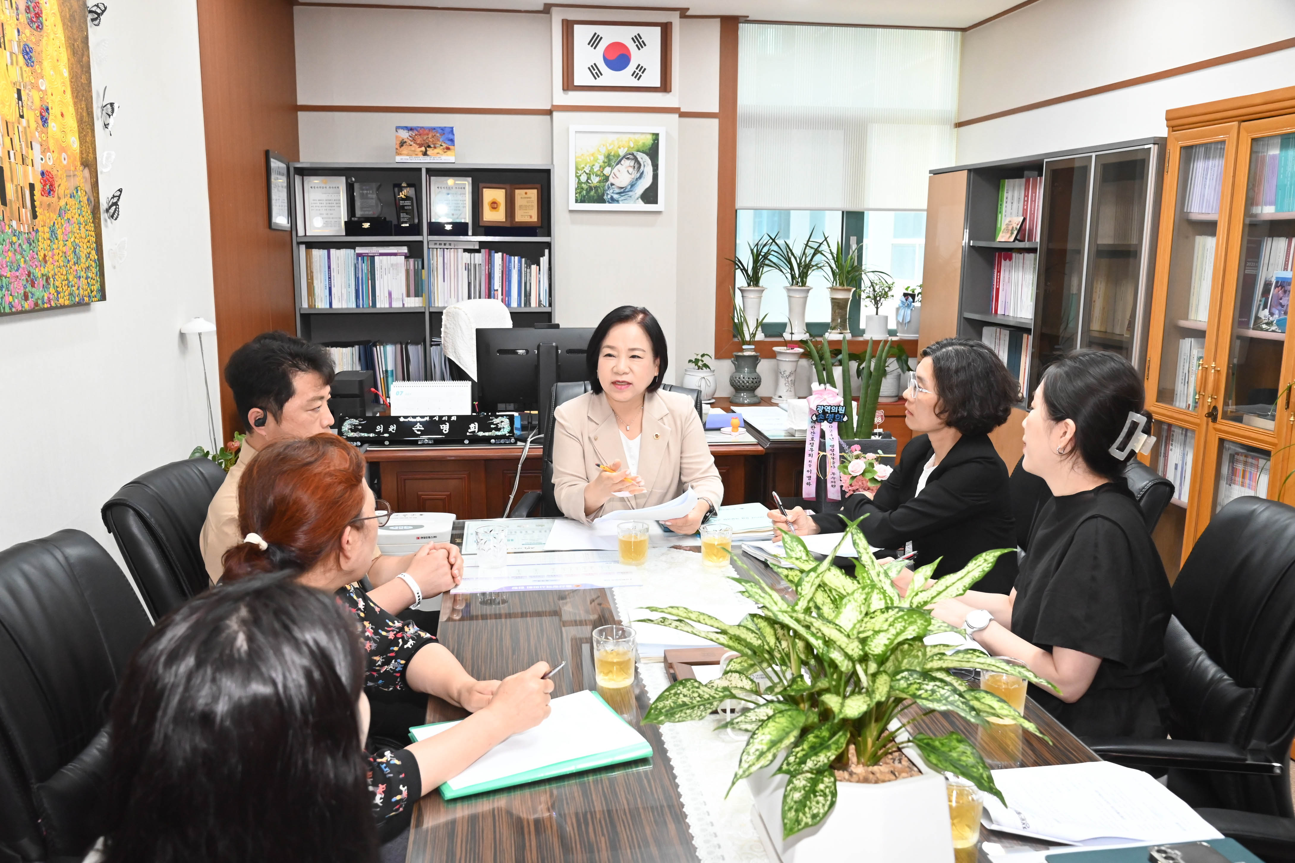손명희 의원, 전국장애인체전 참가선수 활동지원사 지원 관련 간담회2