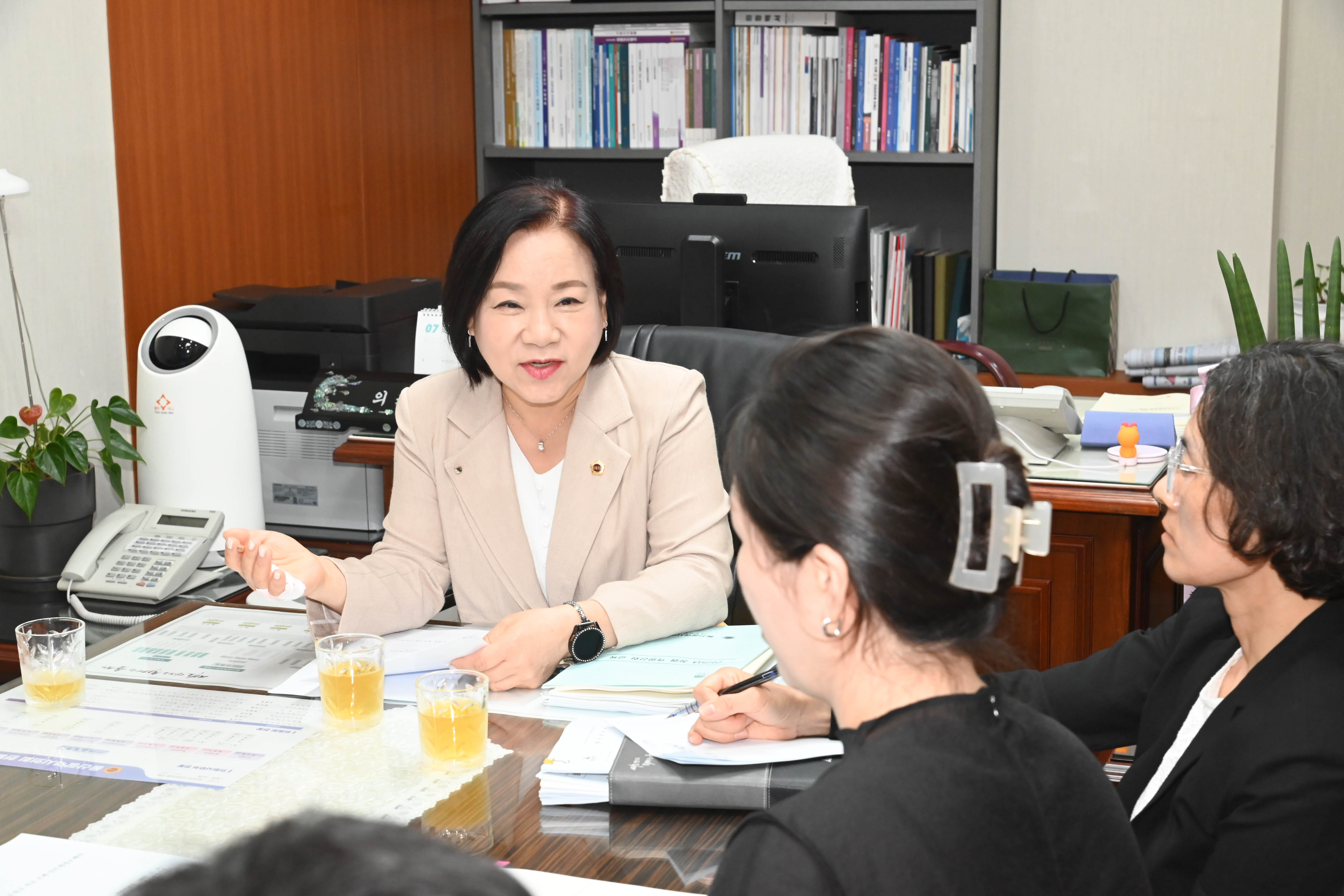 손명희 의원, 전국장애인체전 참가선수 활동지원사 지원 관련 간담회5