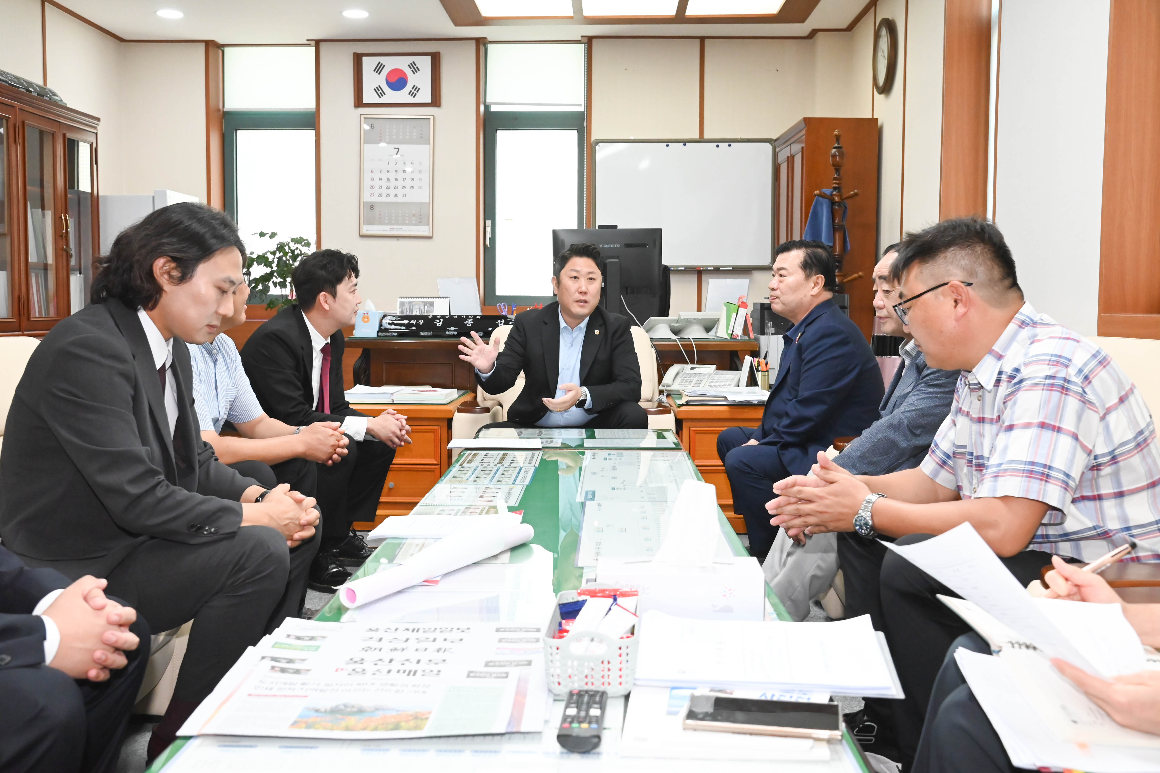 김종섭 부의장, 울산시설공단 노조위원장 의견청취 간담회2
