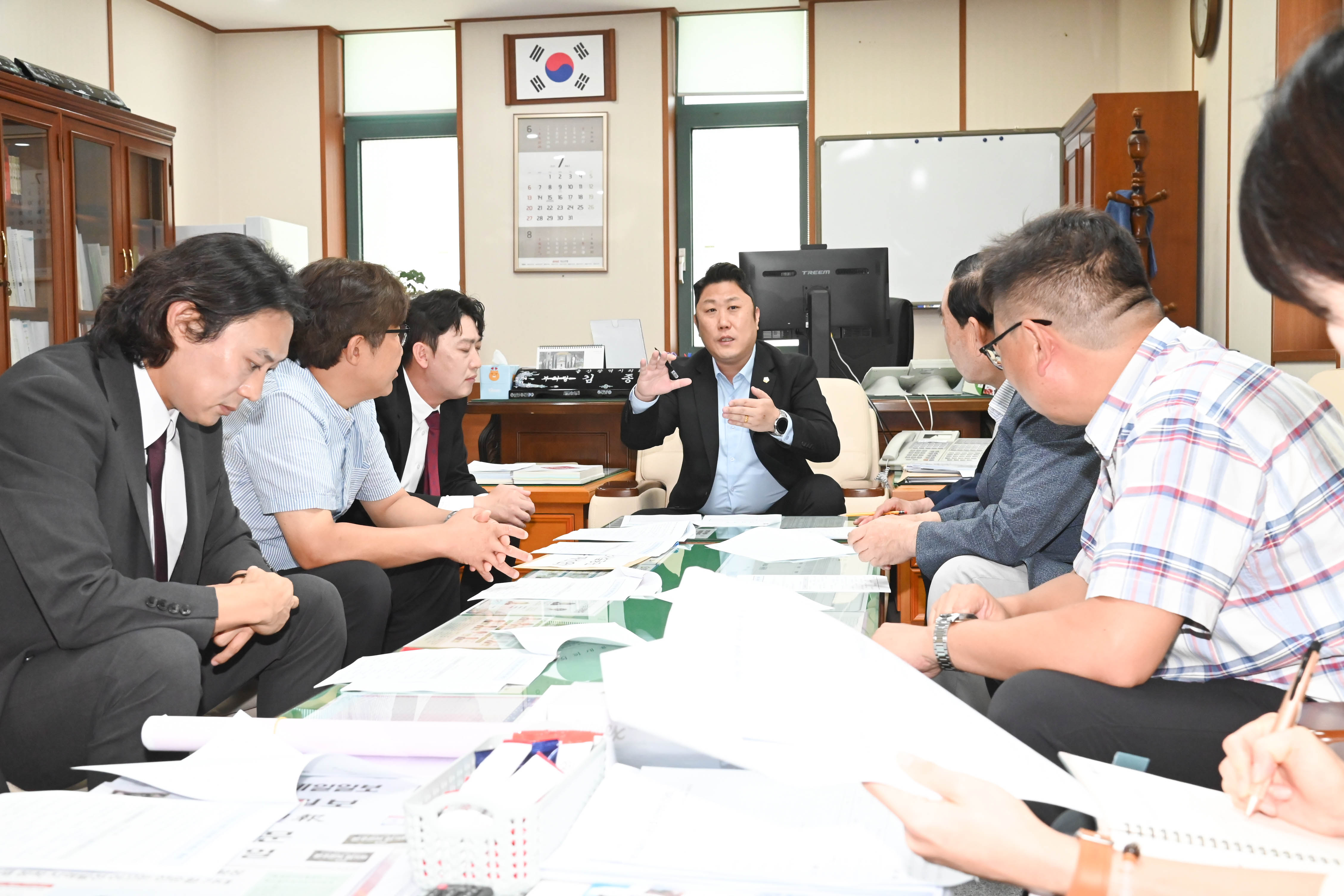 김종섭 부의장, 울산시설공단 노조위원장 의견청취 간담회8