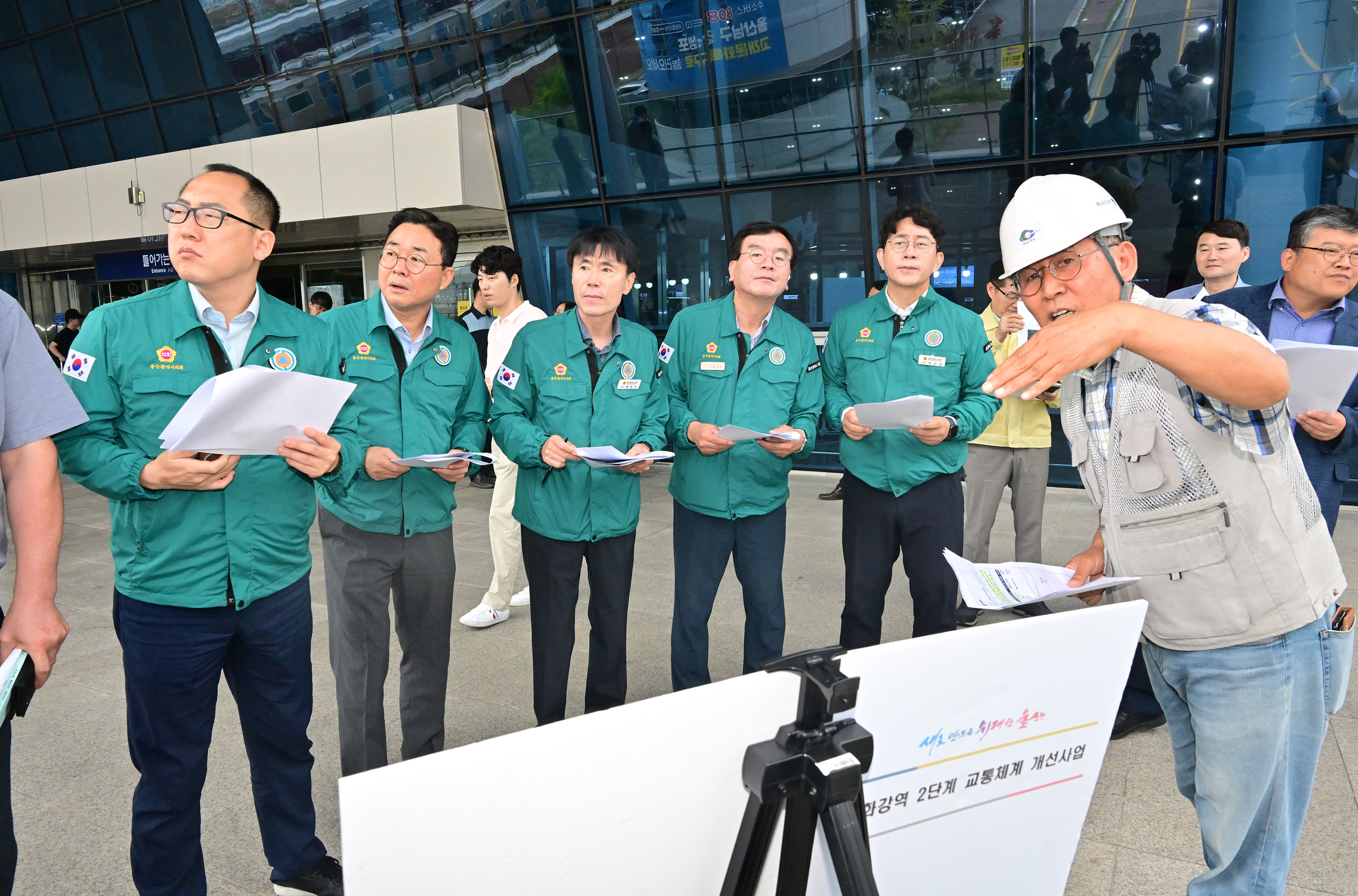 산업건설위원회, 태화강역·농수산물도매시장 현장 점검
