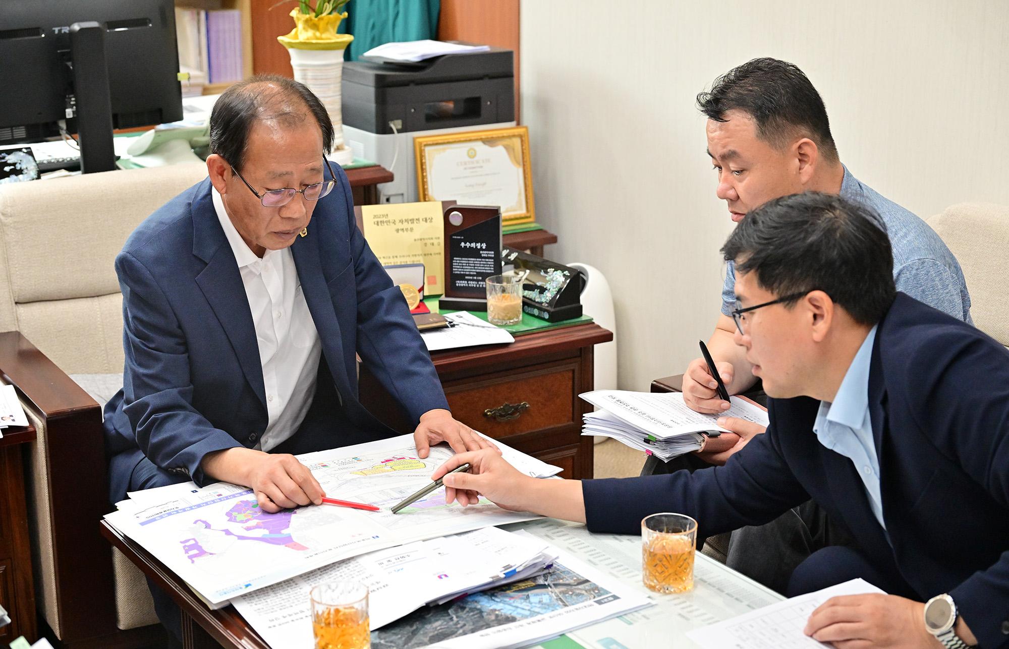 강대길 의원, 동구 남목권역 119안전센터 조속 추진 간담회3