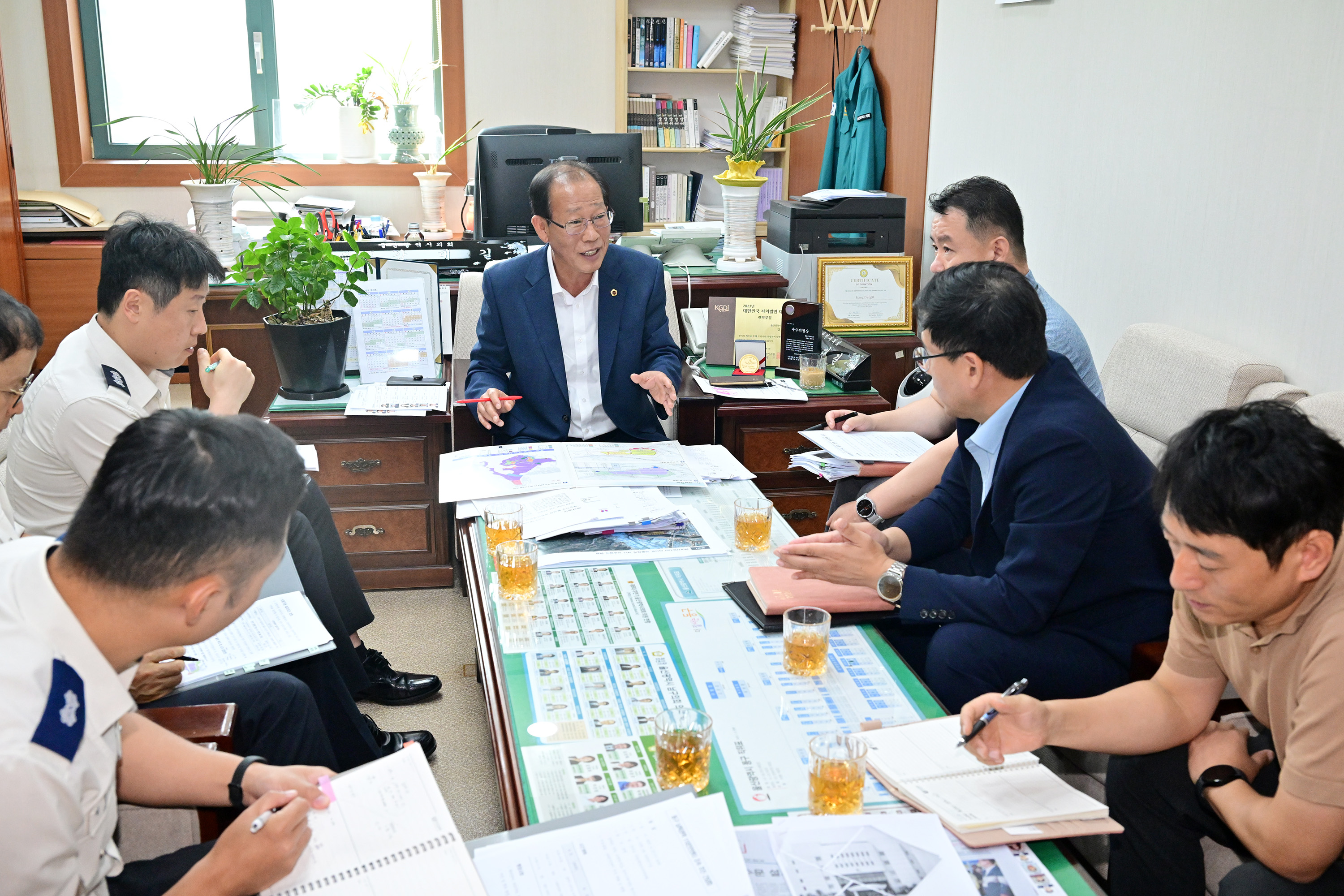 강대길 의원, 동구 남목권역 119안전센터 조속 추진 간담회6