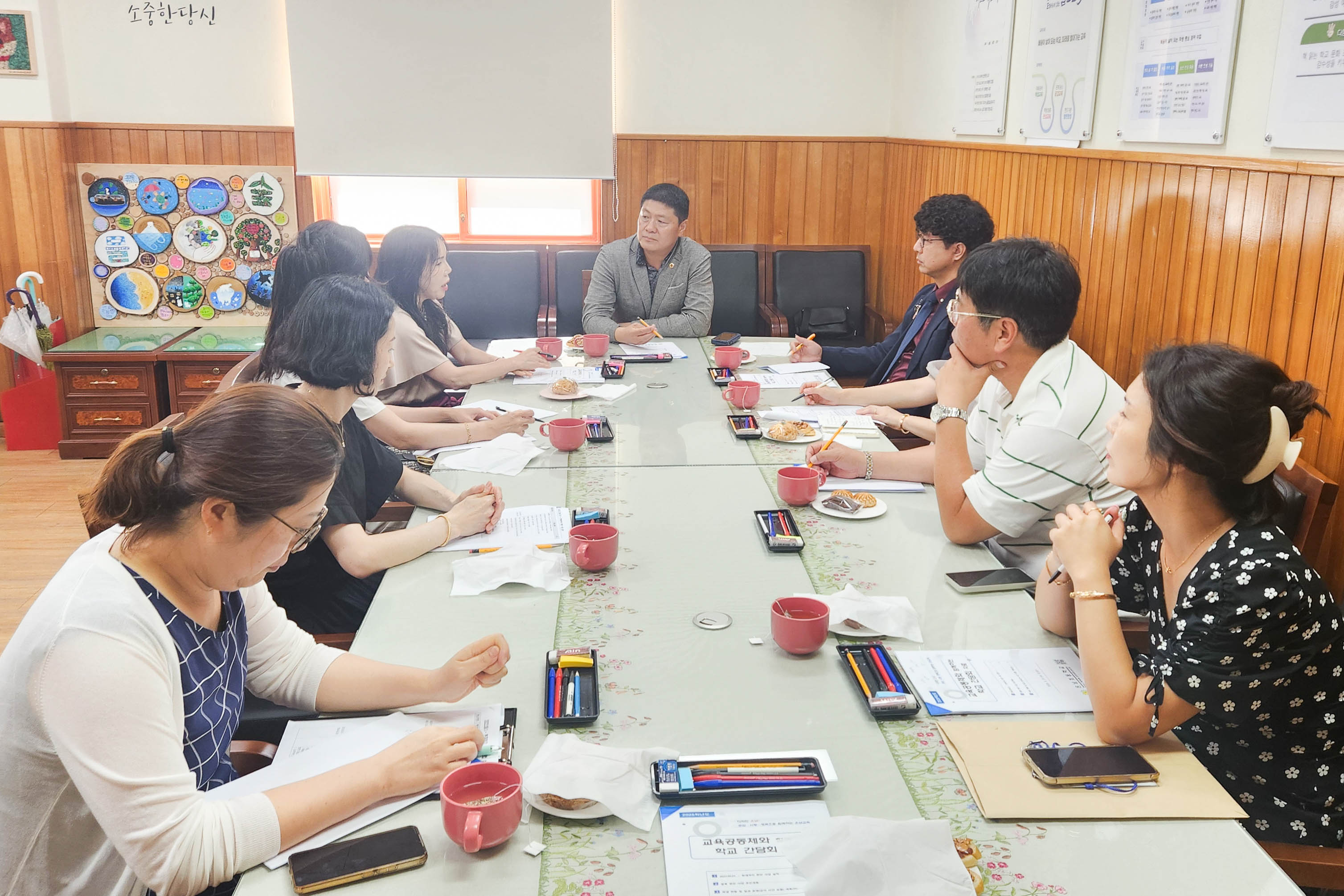 공진혁 의회운영위원장, 온남초등학교 학교운영현황 현장점검2