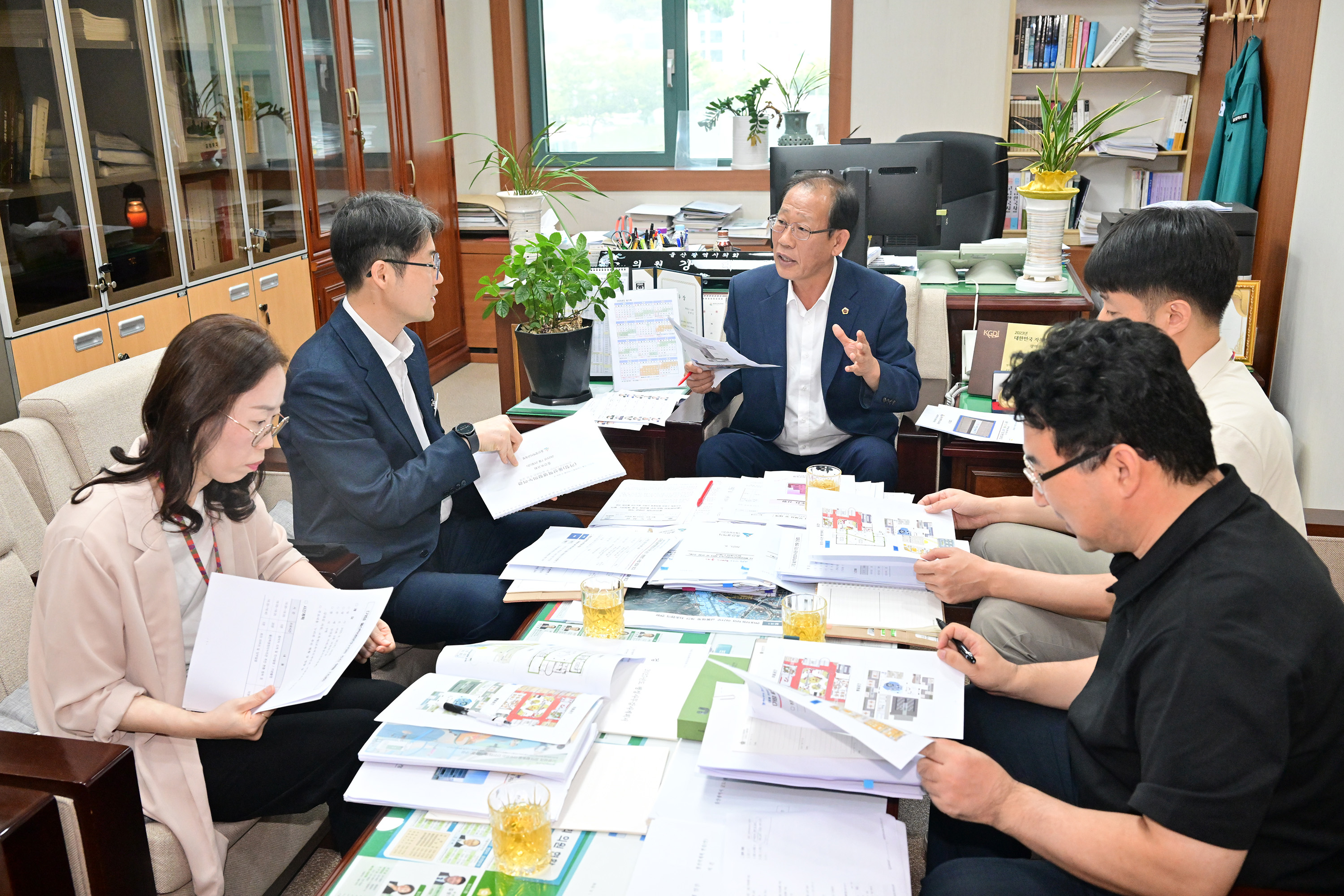 강대길 의원, (가칭)울산학생창의누리관 추진 현황 간담회 1