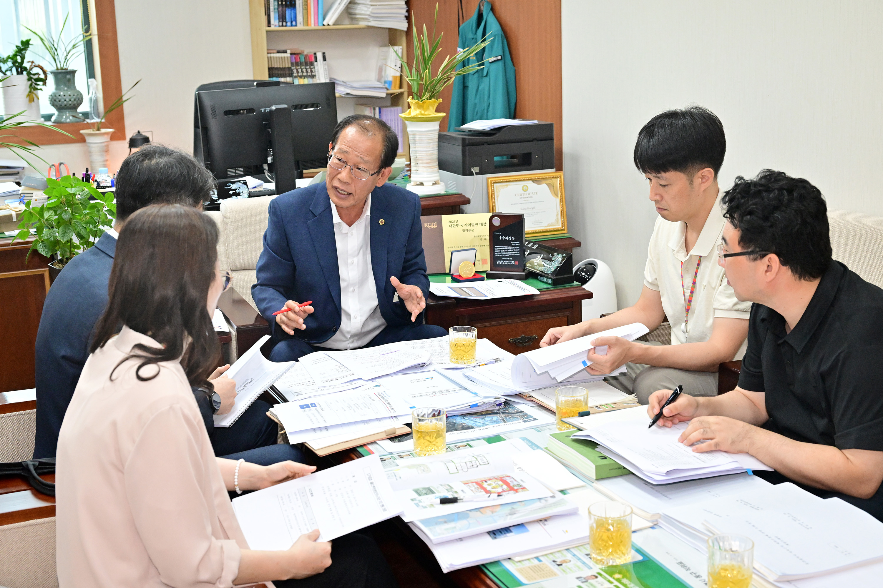 강대길 의원, (가칭)울산학생창의누리관 추진 현황 간담회 2