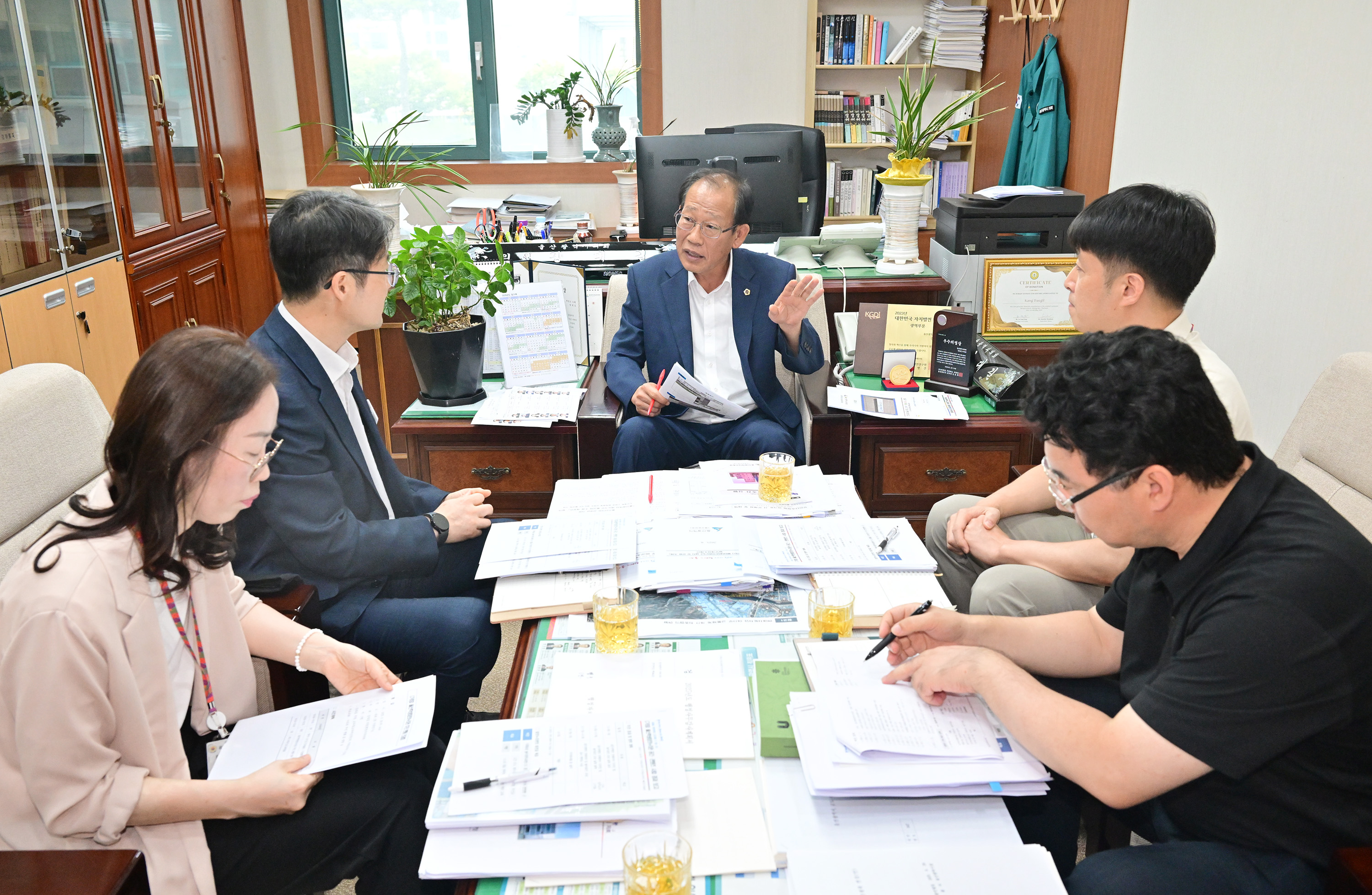 강대길 의원, (가칭)울산학생창의누리관 추진 현황 간담회 4