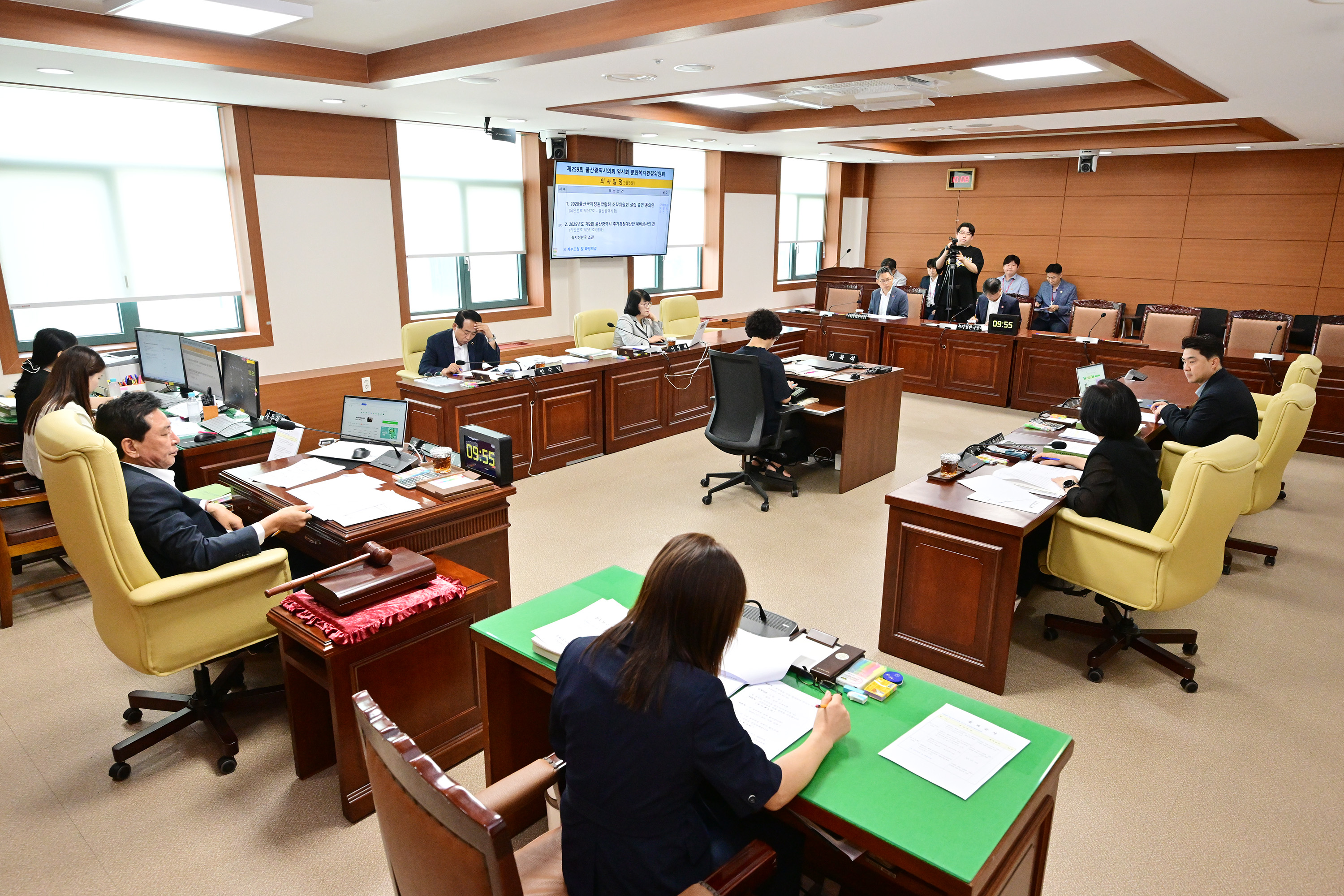 문화복지환경위원회, 녹지정원국 소관 2025년도 제2회 울산광역시 추가경정예산안 예비심사1