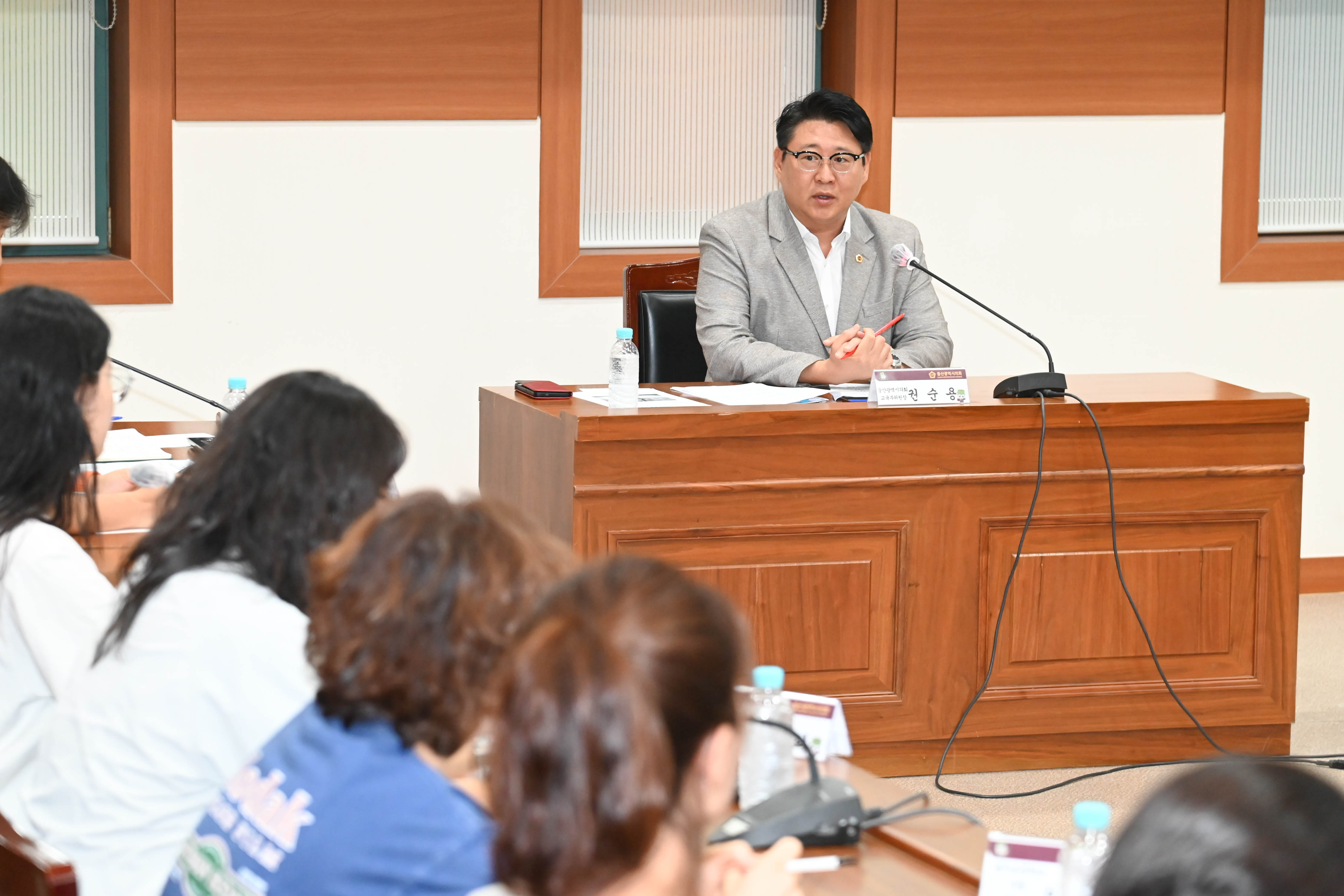 권순용 의원, 학교운동부 지도자협의회 의견청취 간담회9