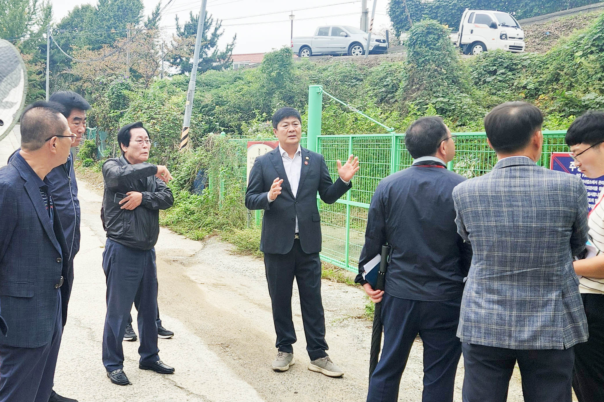 공진혁 의회운영위원장, 하수처리시설 민원 현장 점검 및 현장간담회 실시2